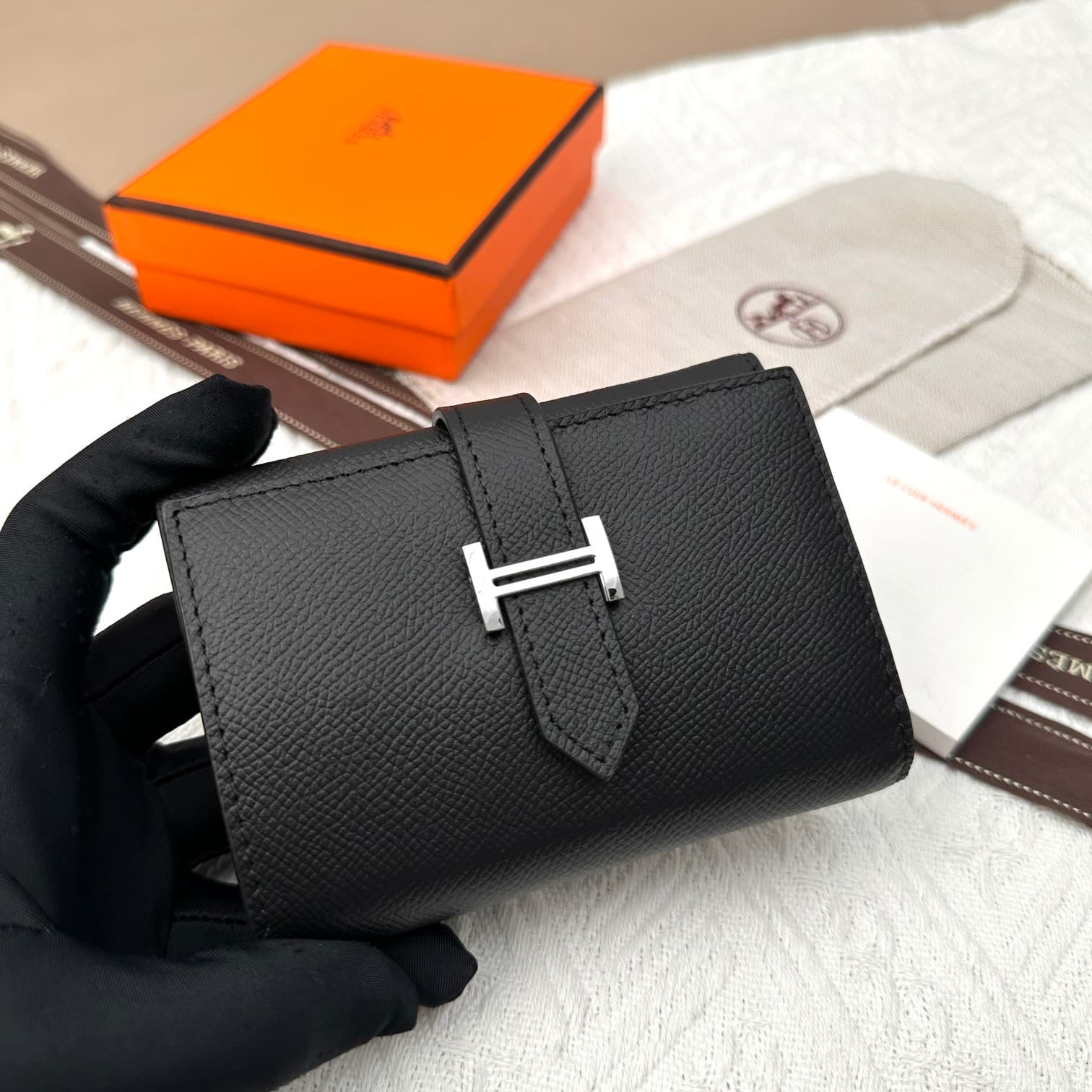 Hermes Gold Wallet 5176