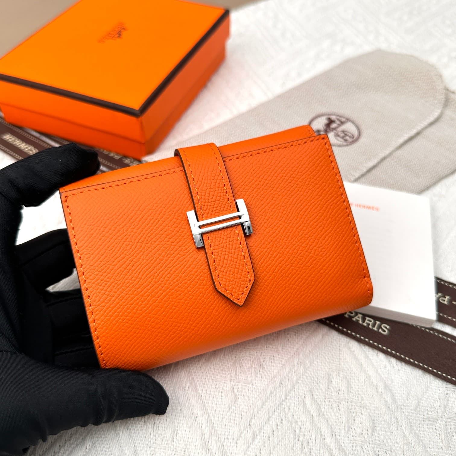 Hermes Gold Wallet 5176