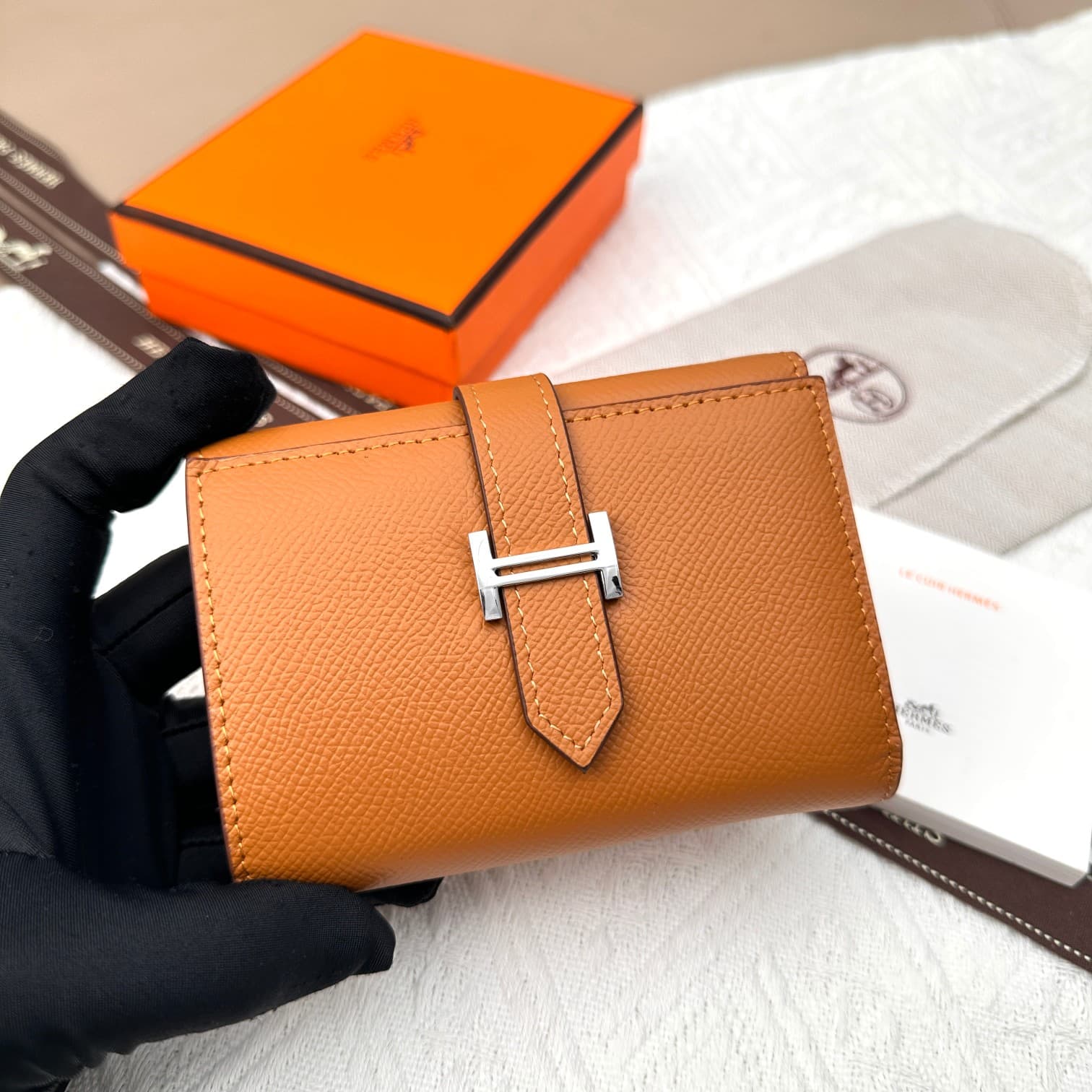 Hermes Gold Wallet 5176
