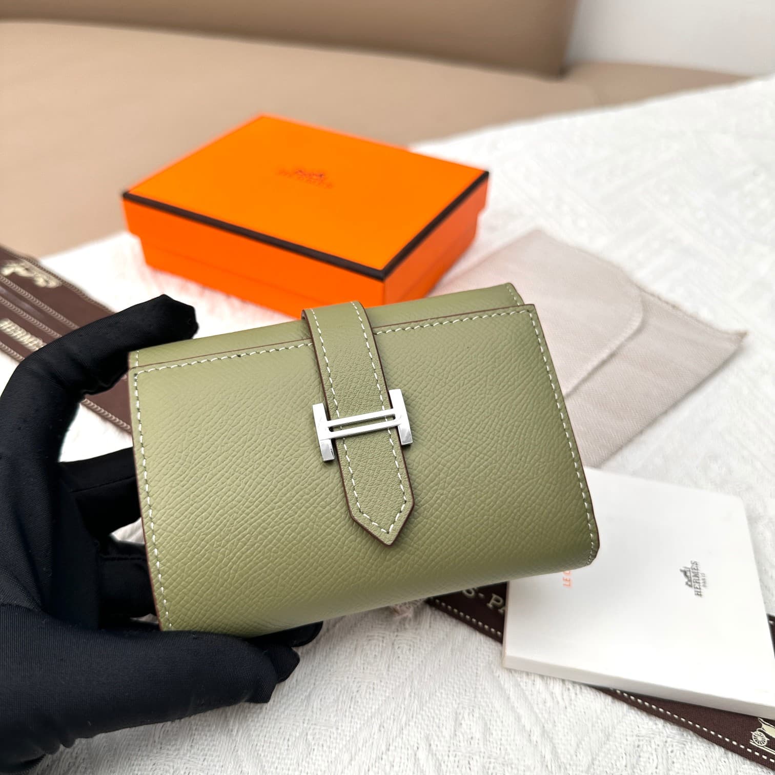 Hermes Gold Wallet 5176