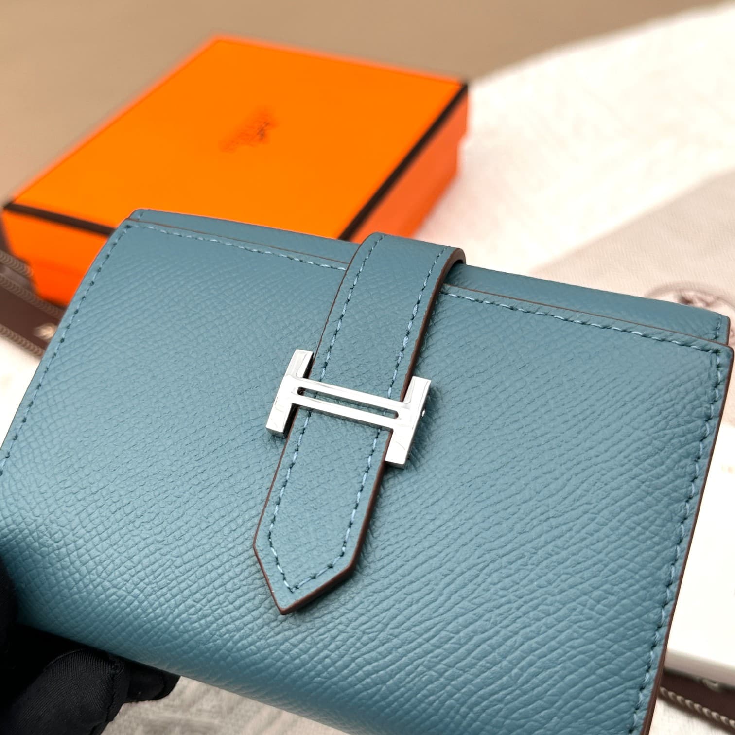 Hermes Gold Wallet 5176