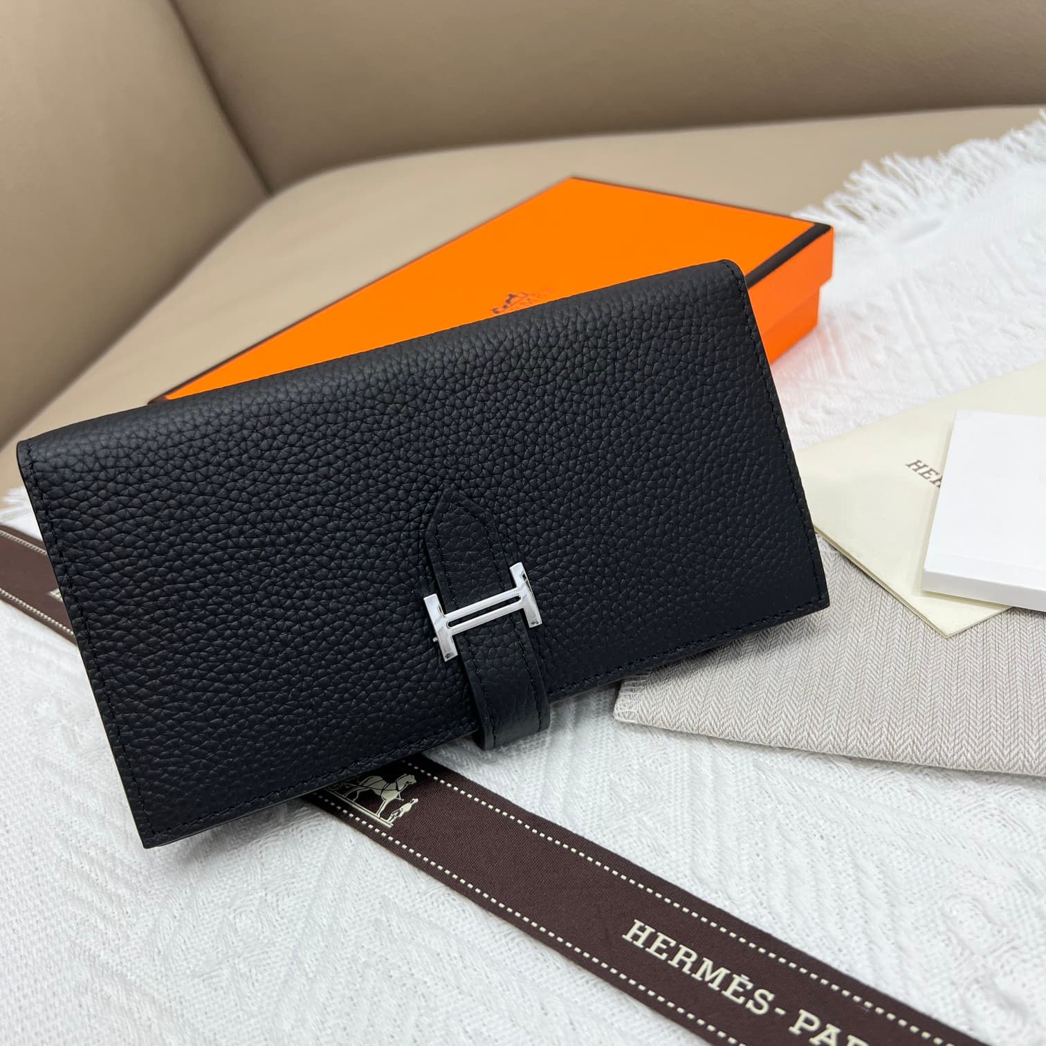 Hermes Black Wallet 5123