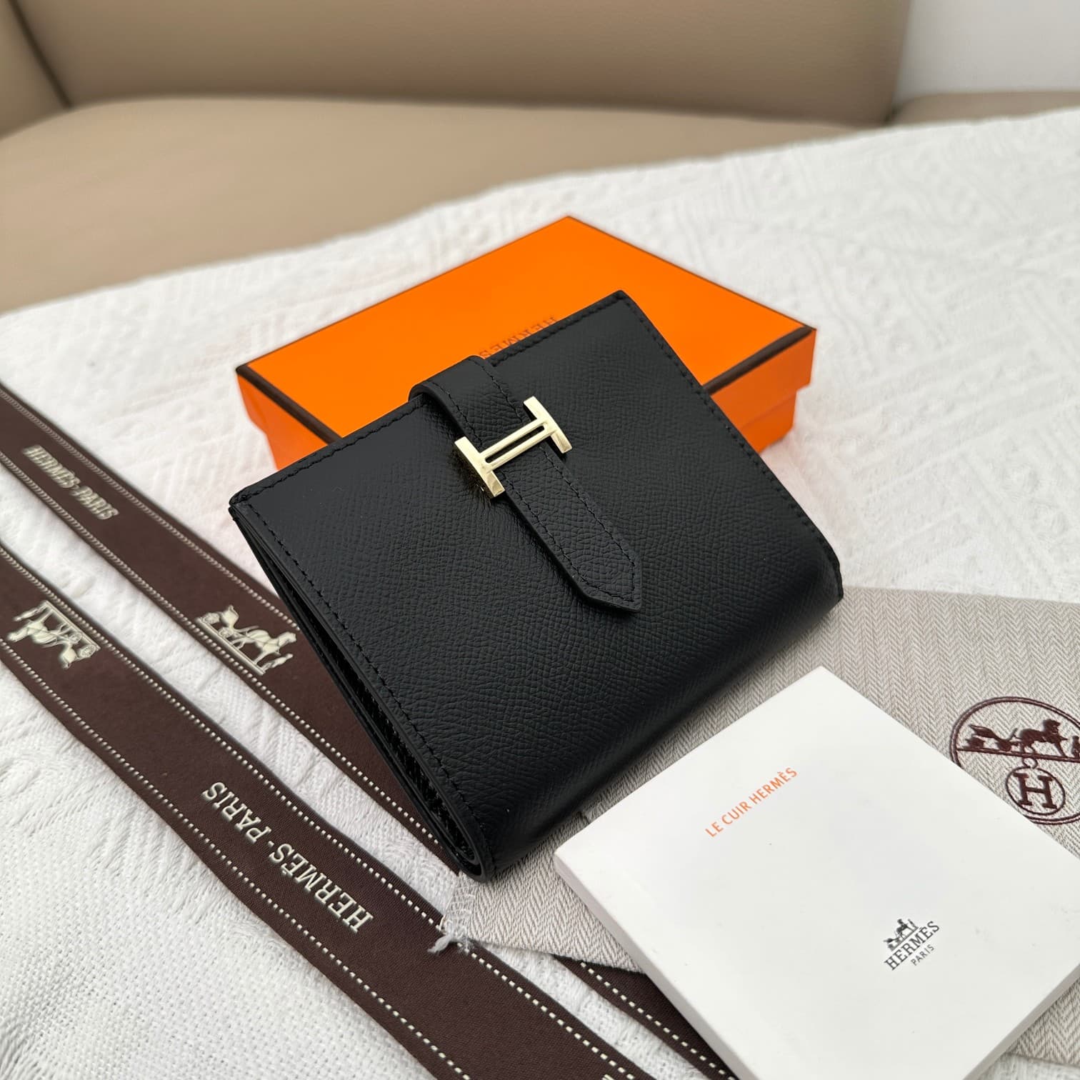 Hermes Black Wallet 5120