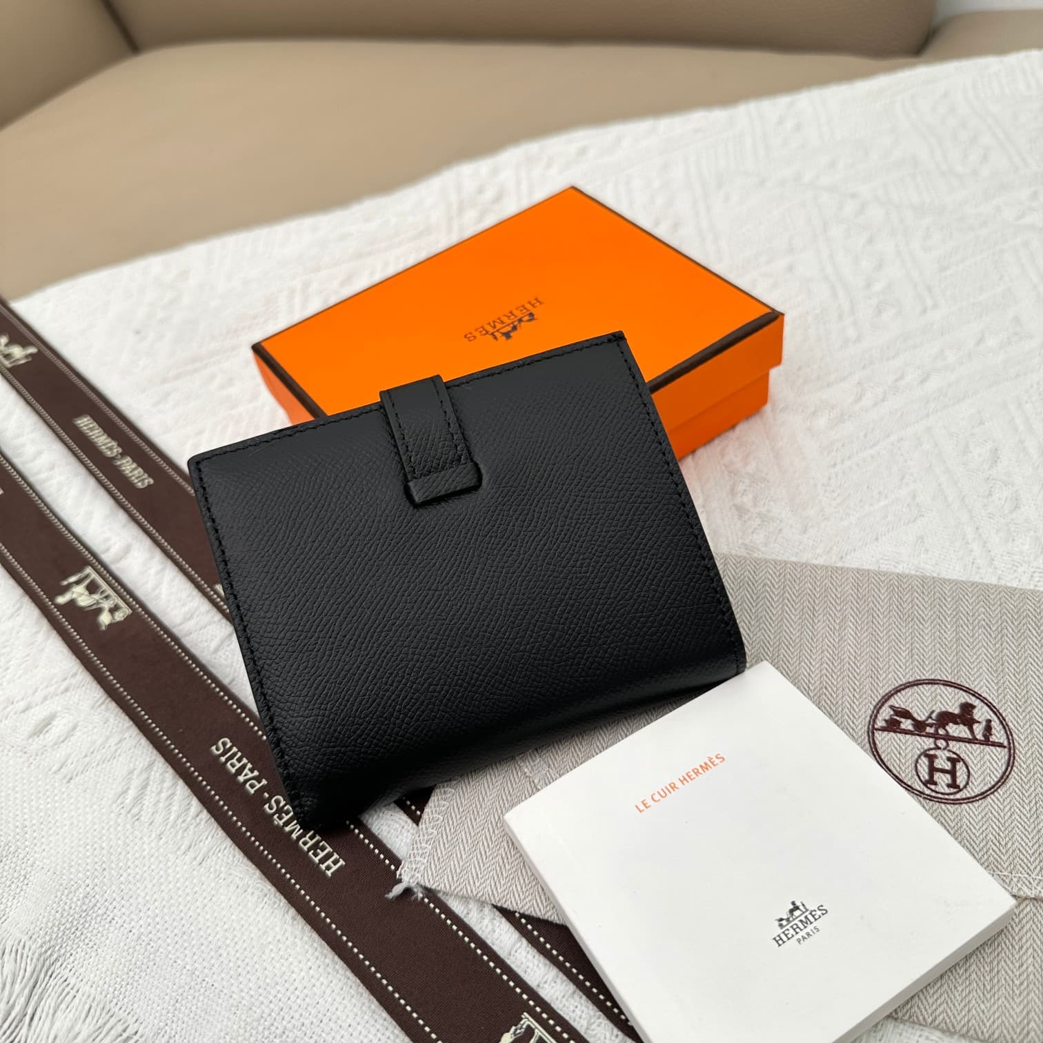 Hermes Black Wallet 5120