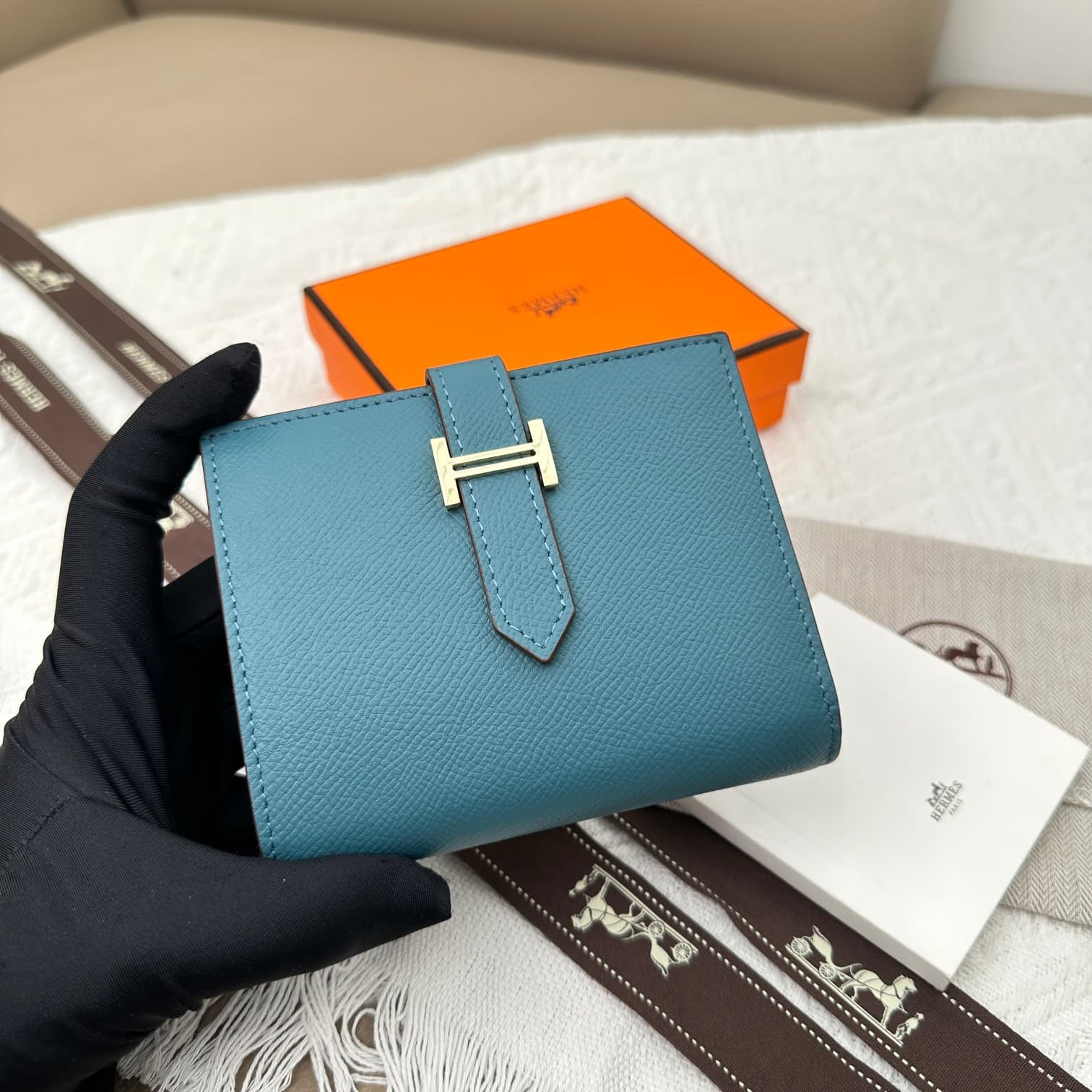 Hermes Black Wallet 5120