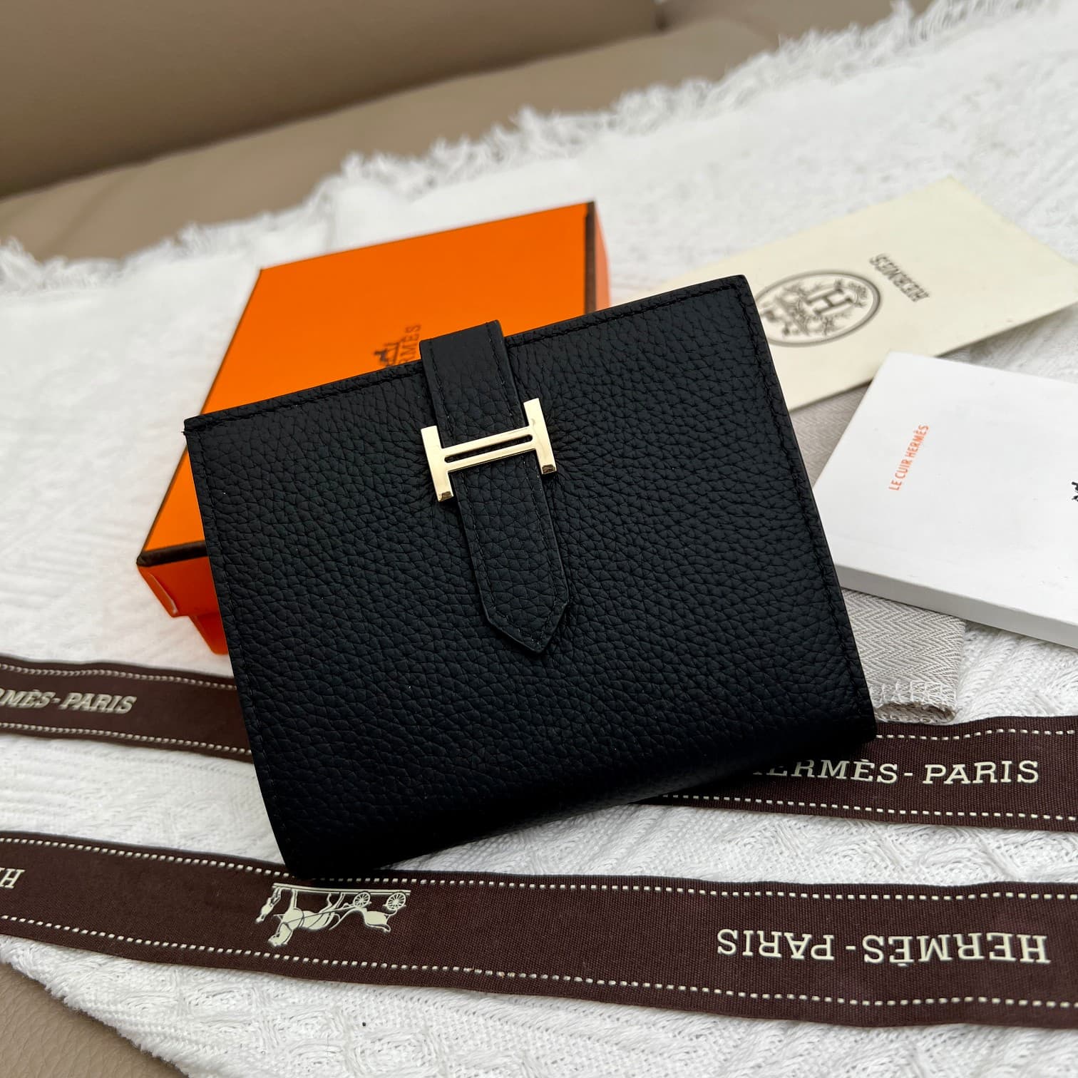 Hermes Black Wallet 5120