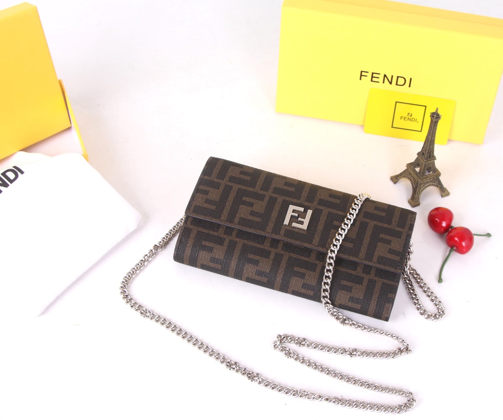 Fendi Black Shoulder Bag SF06
