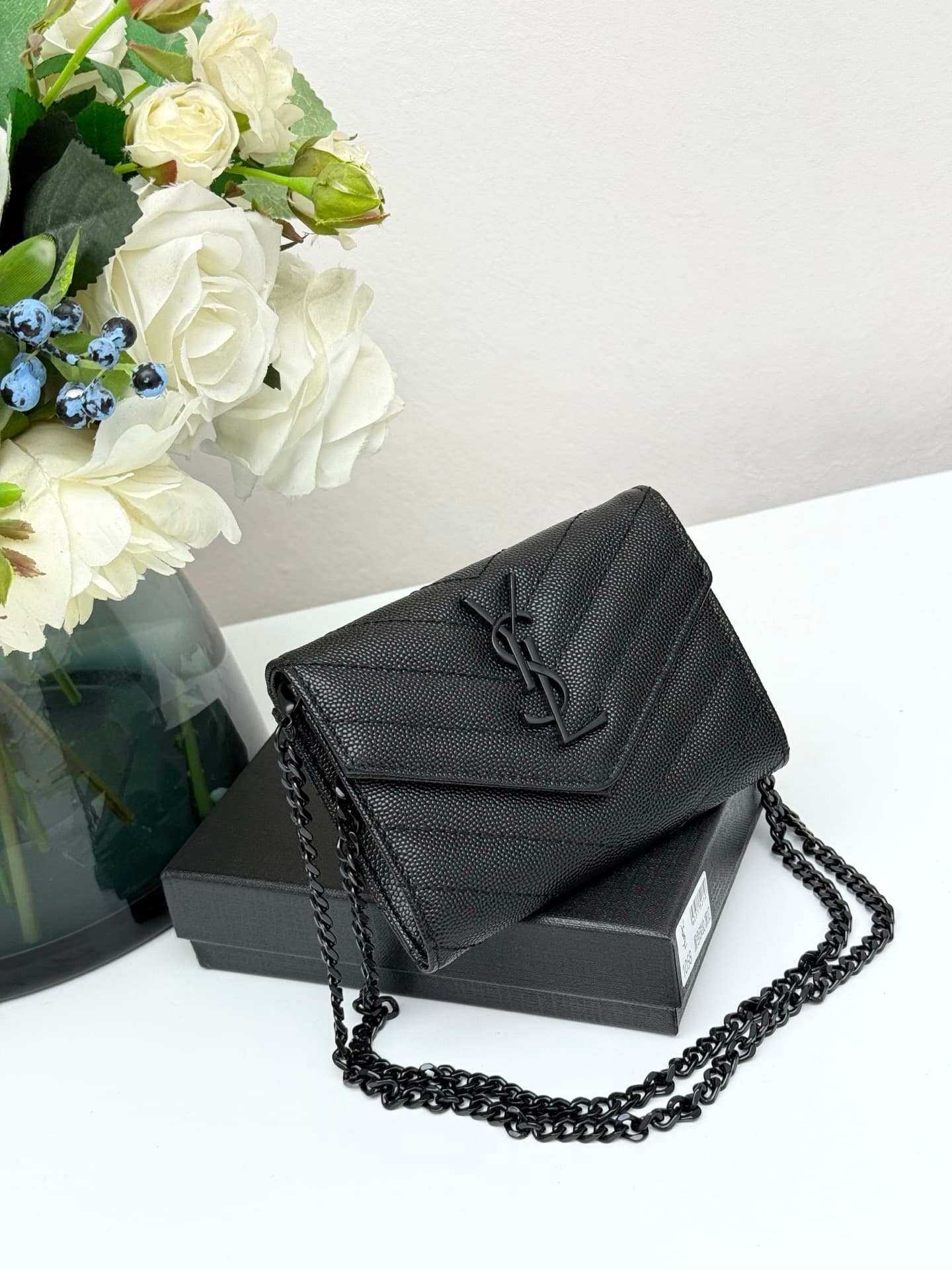 Saint Laurent Gold Wallet 1058