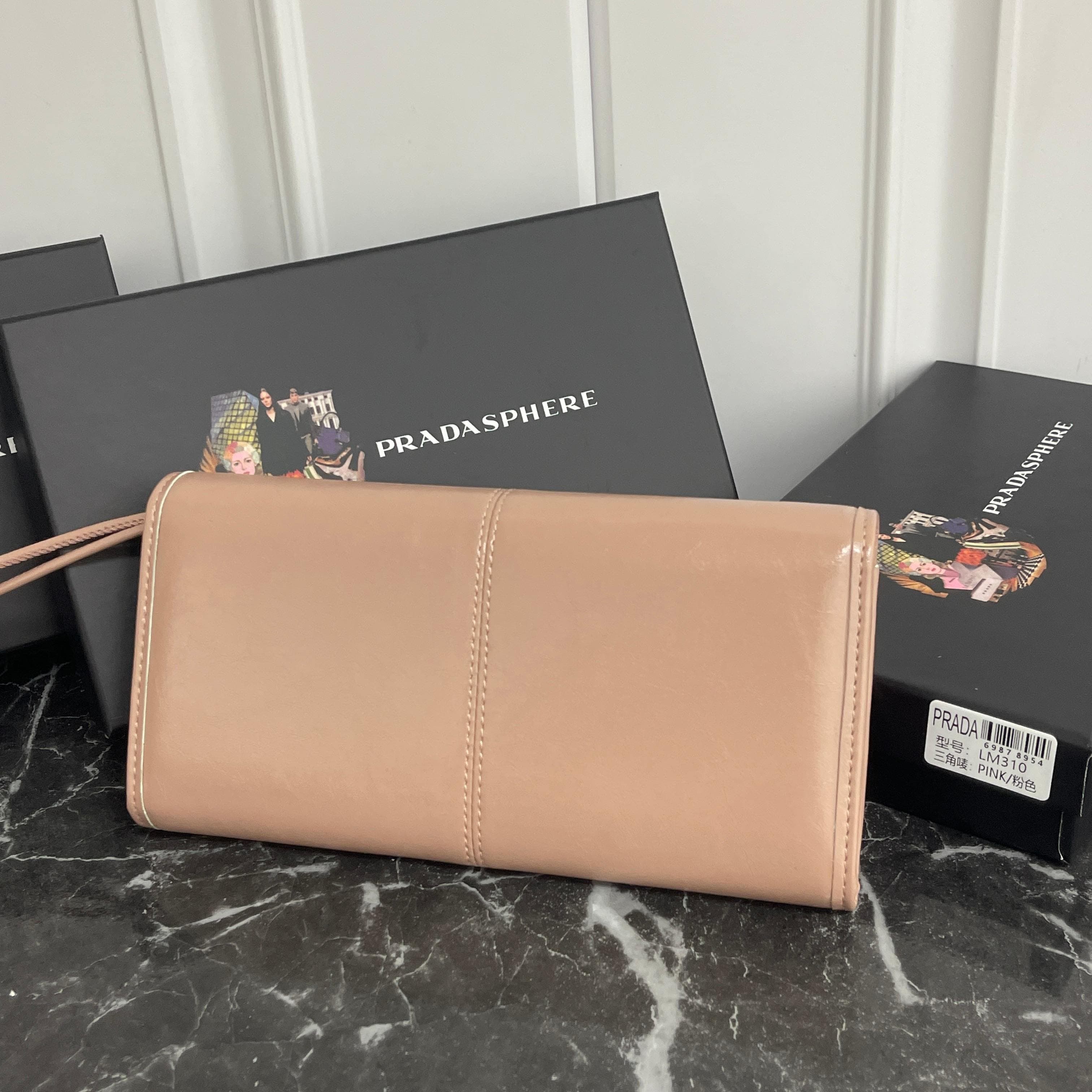 Prada Black Large Wallet