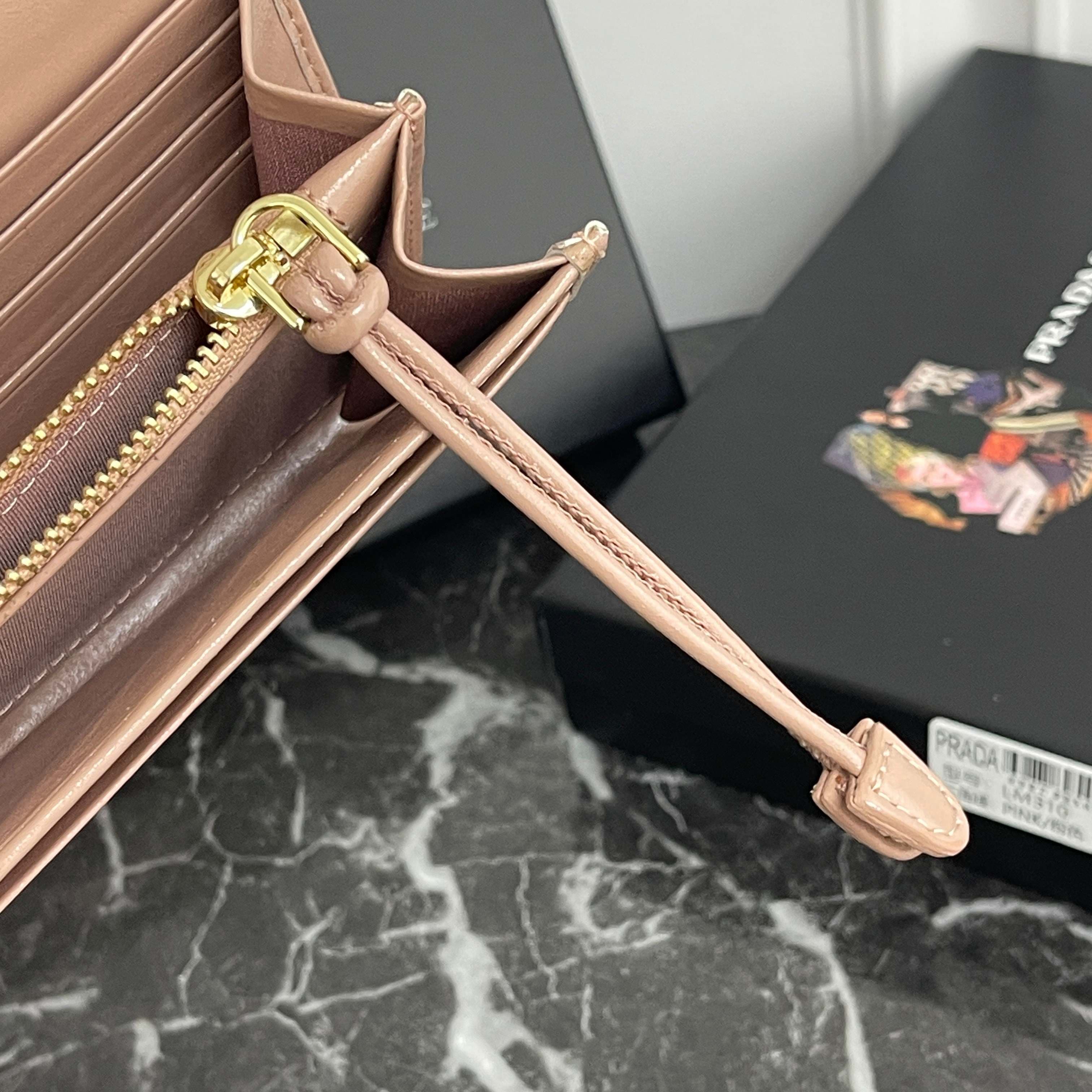 Prada Black Large Wallet