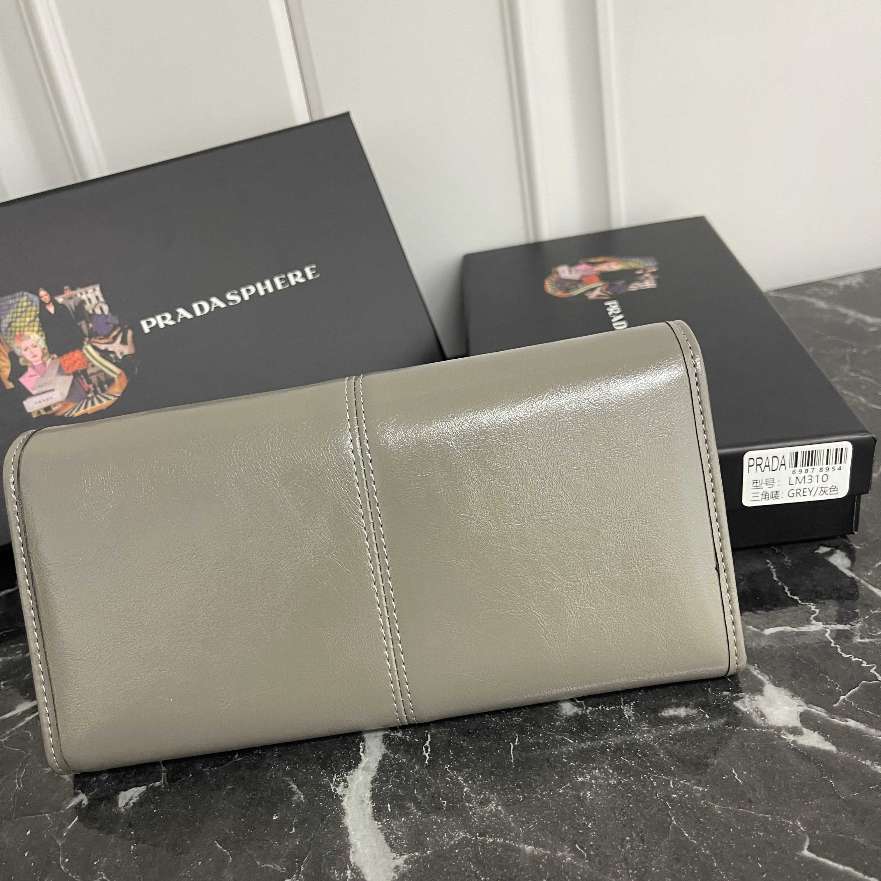 Prada Black Large Wallet