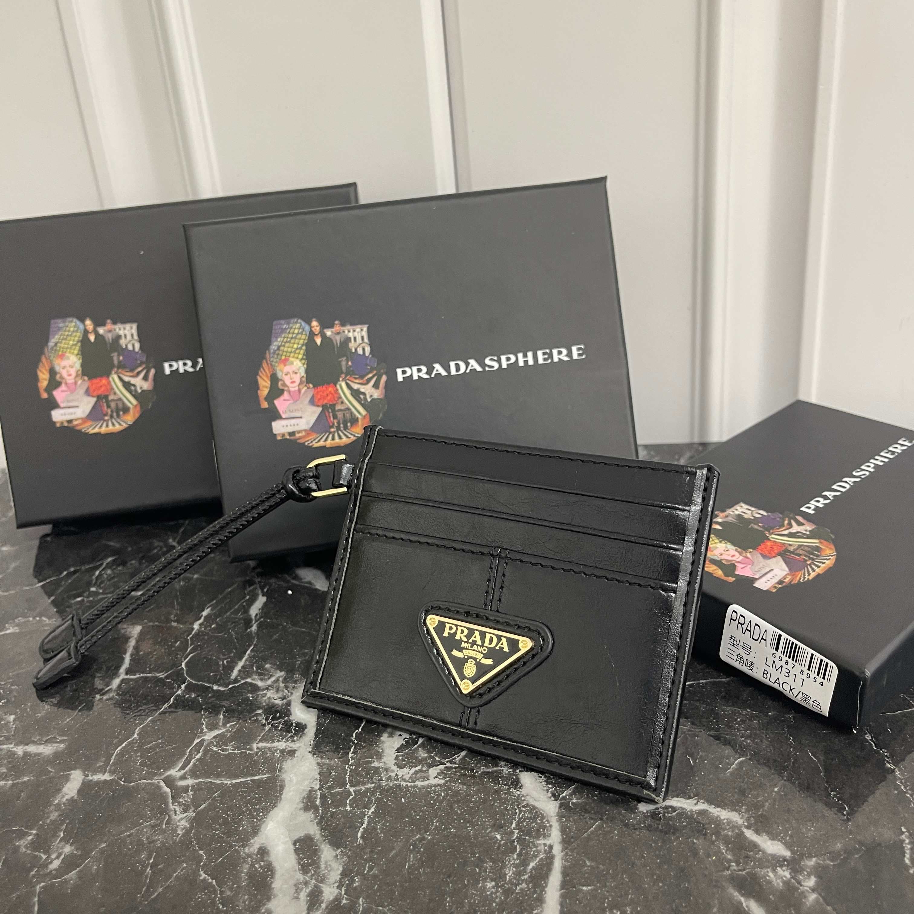 Prada Black Wallet