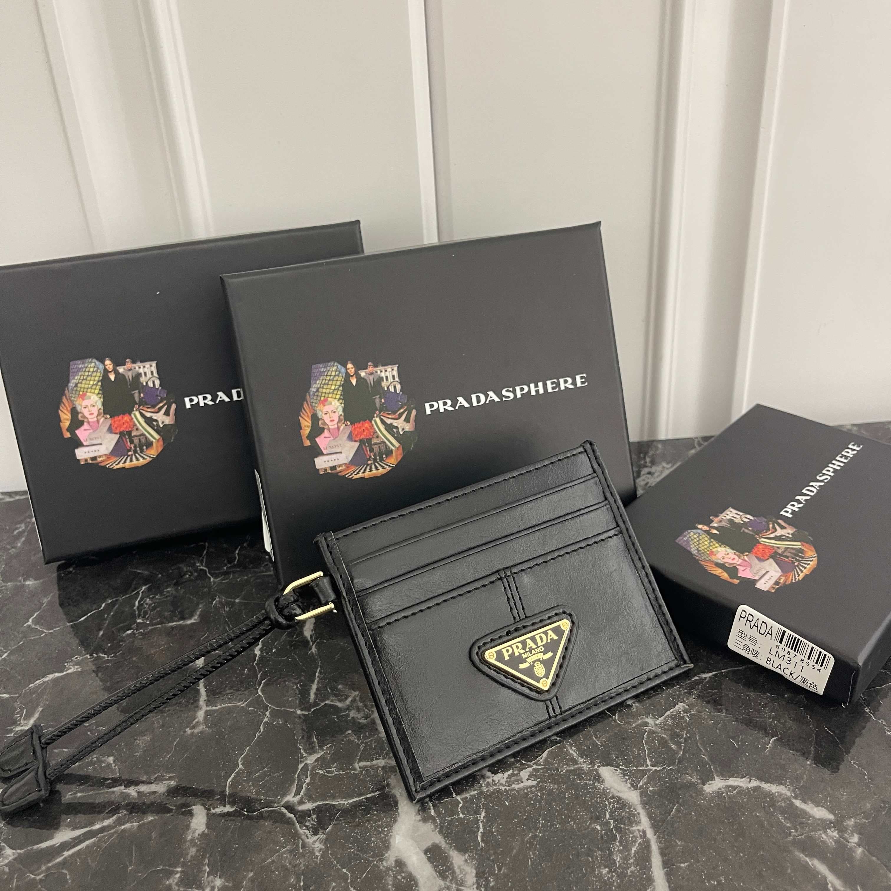 Prada Black Wallet