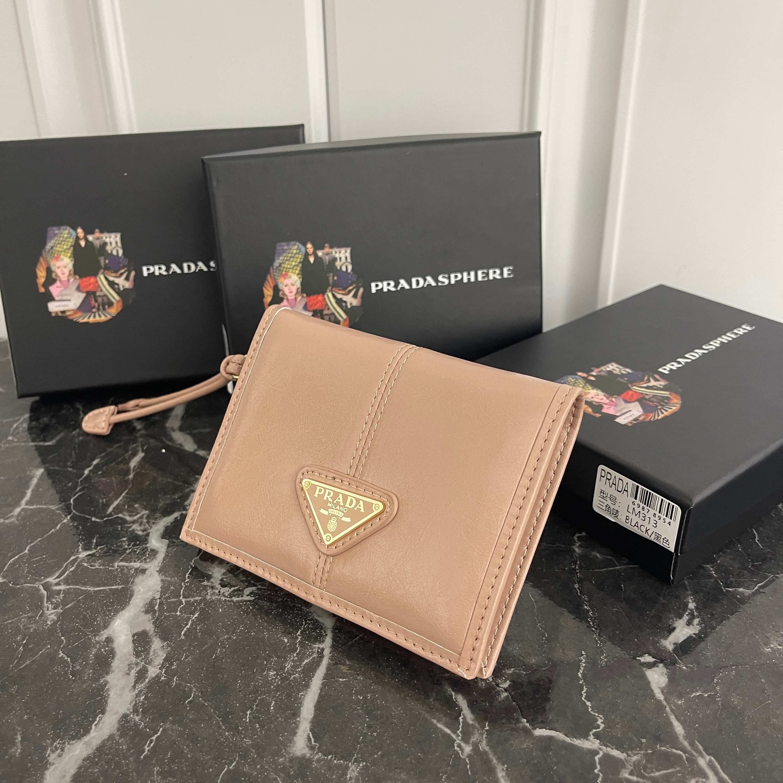 Prada Black Small Wallet