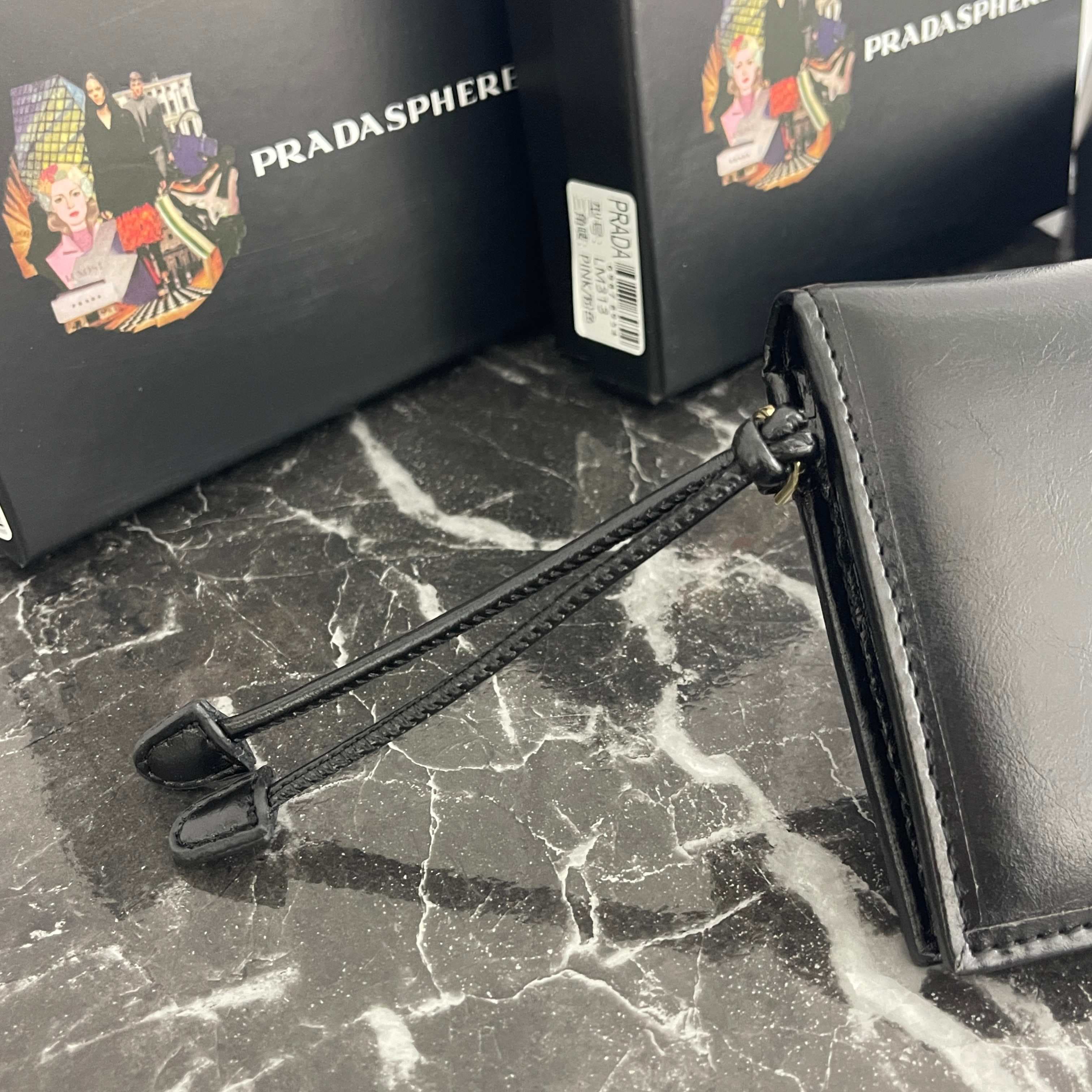Prada Black Small Wallet