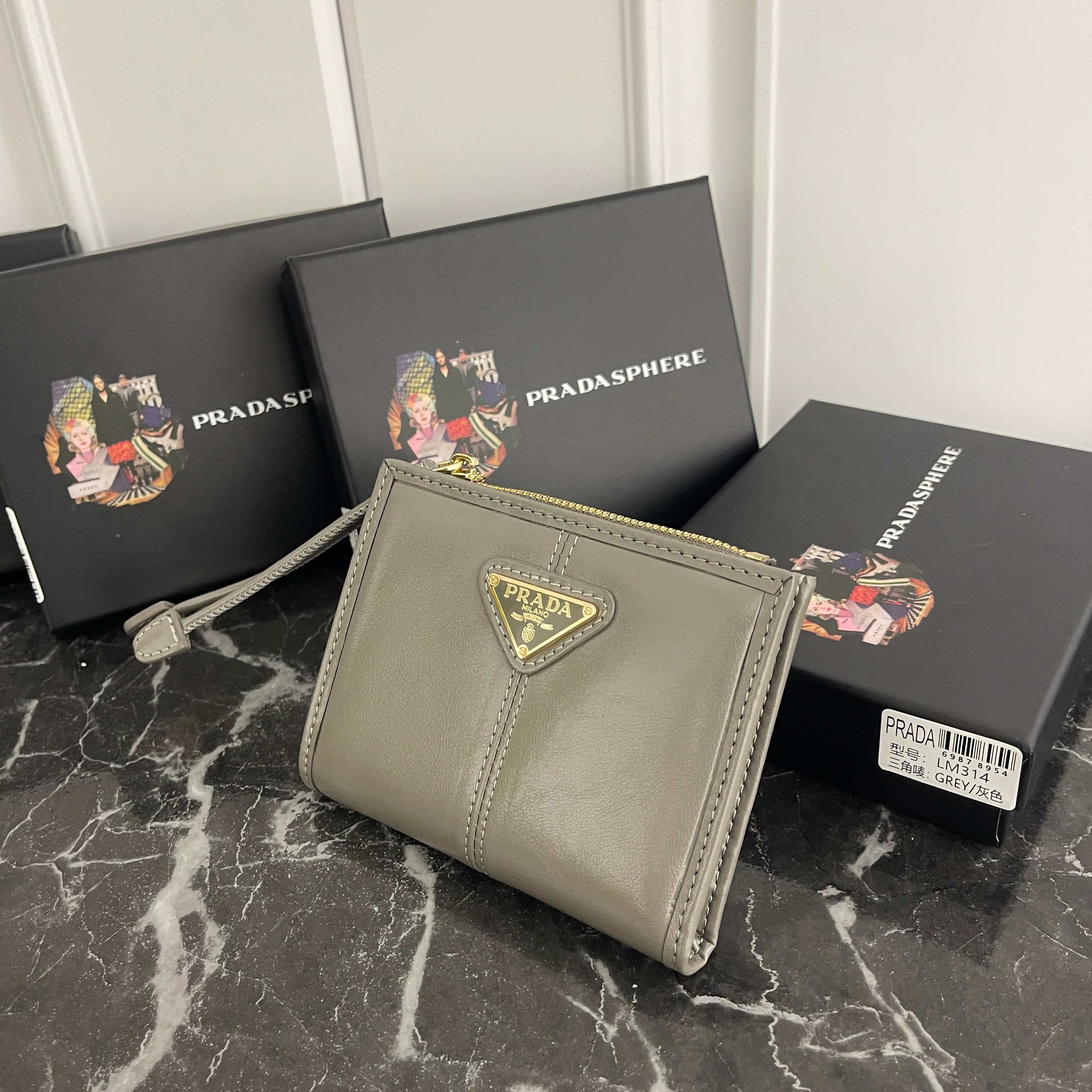 Prada Black Small Wallet