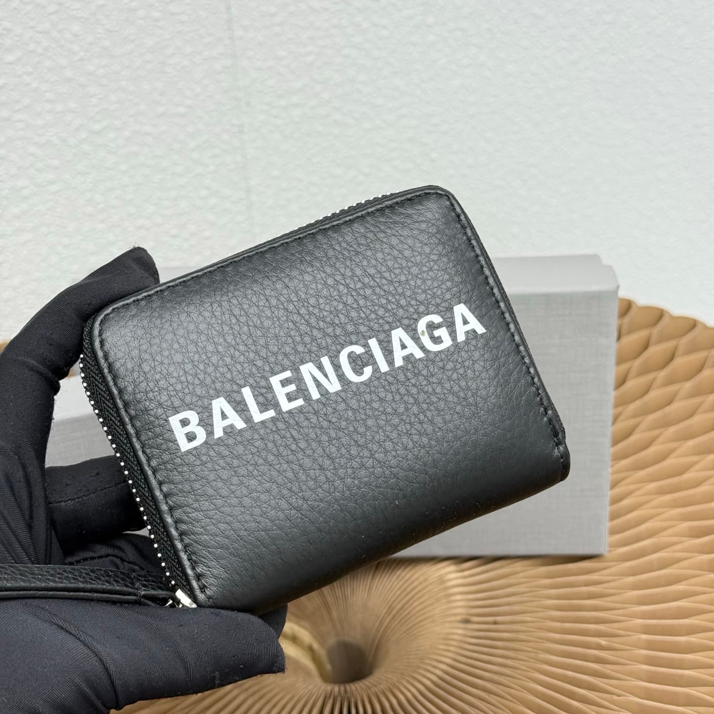 Balenciaga Cream Wallet 6015