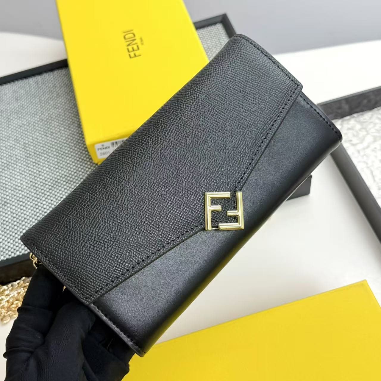 Fendi Black Wallet 2601