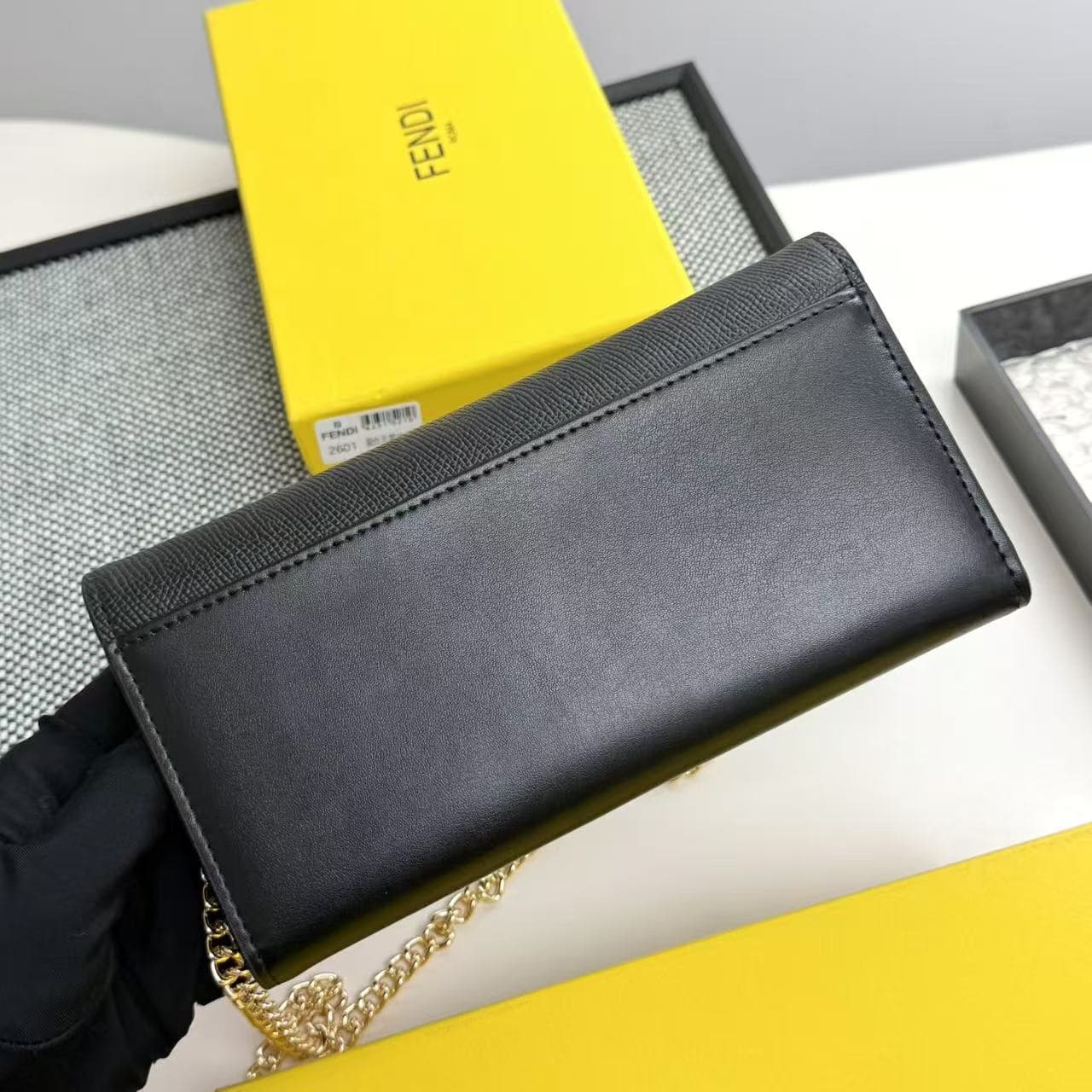 Fendi Black Wallet 2601