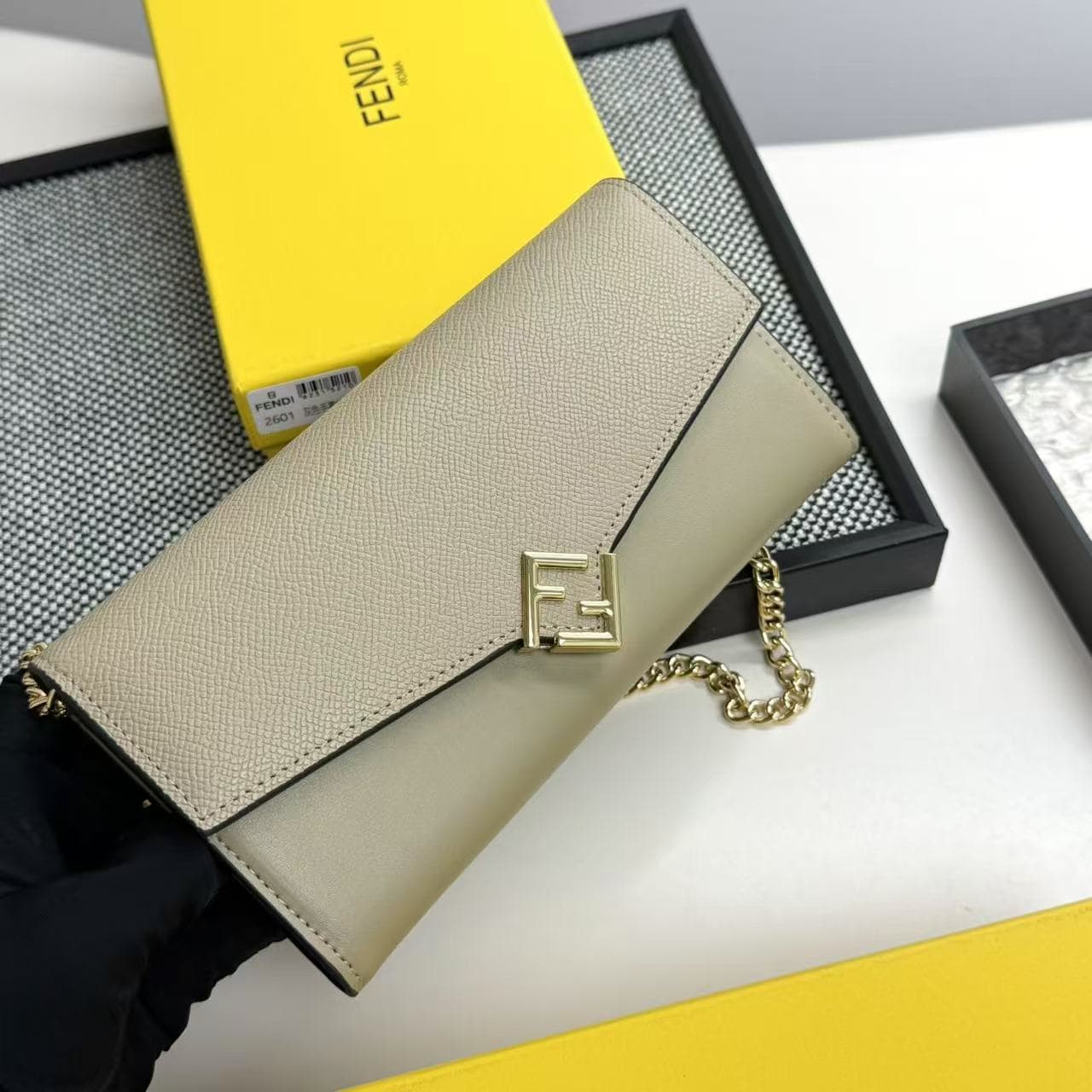 Fendi Black Wallet 2601