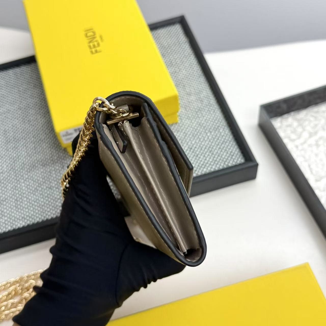 Fendi Black Wallet 2601