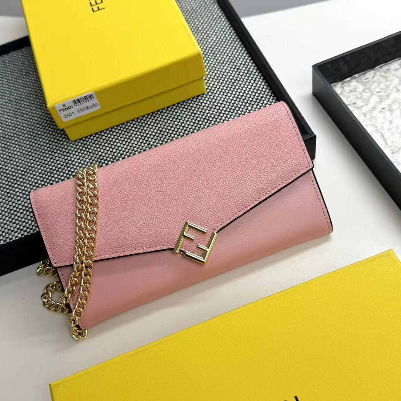 Fendi Black Wallet 2601