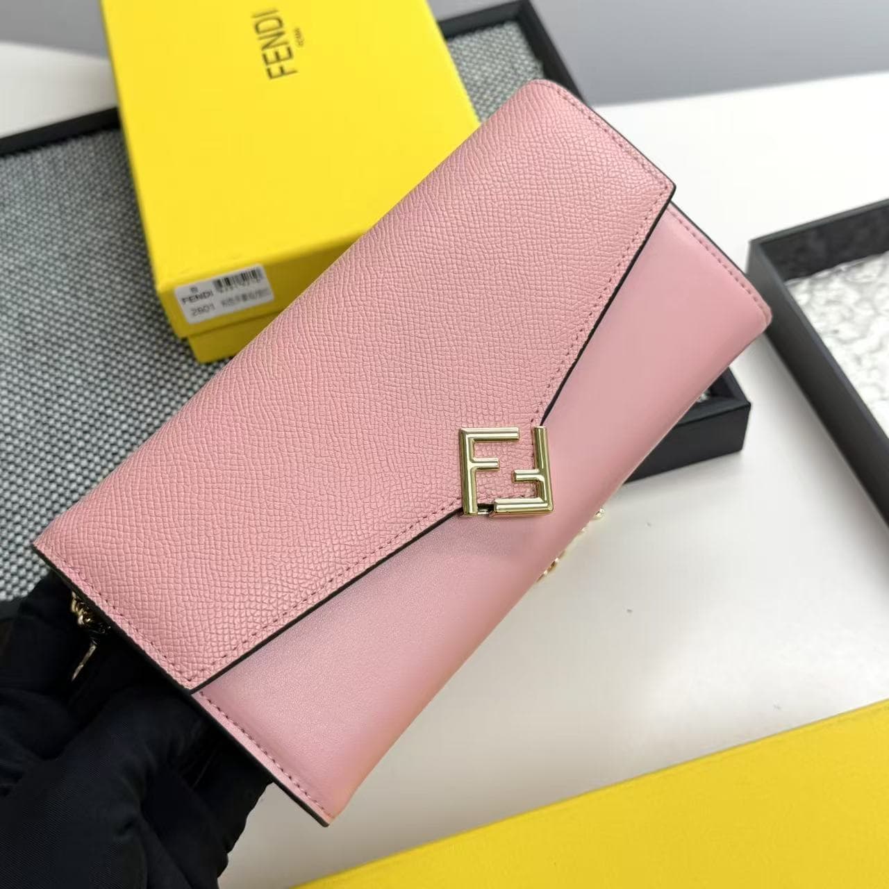 Fendi Black Wallet 2601