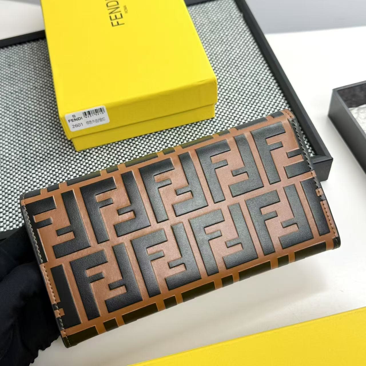Fendi Black Wallet 2601