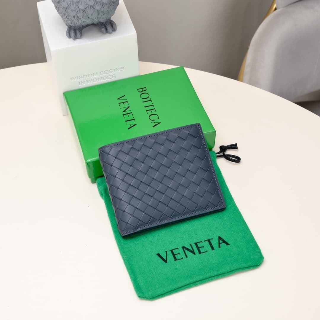 Bottega Veneta Blue Wallets