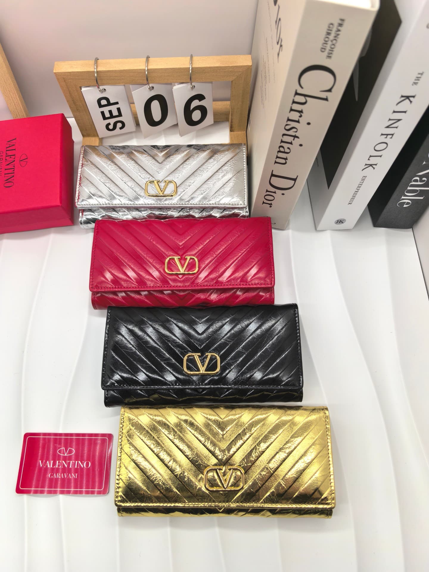 Luxury Brand White Wallet