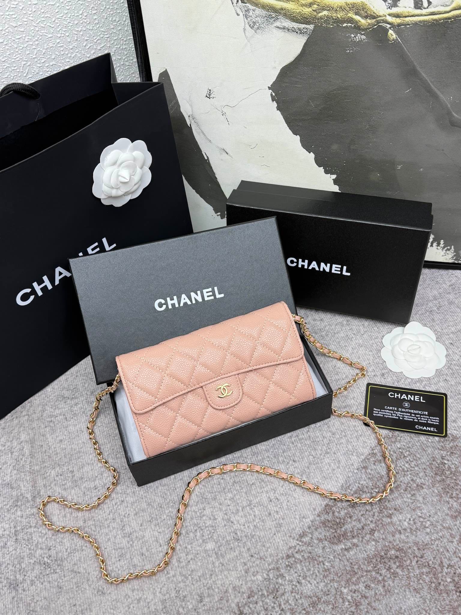 Chanel Gold Wallet 50076