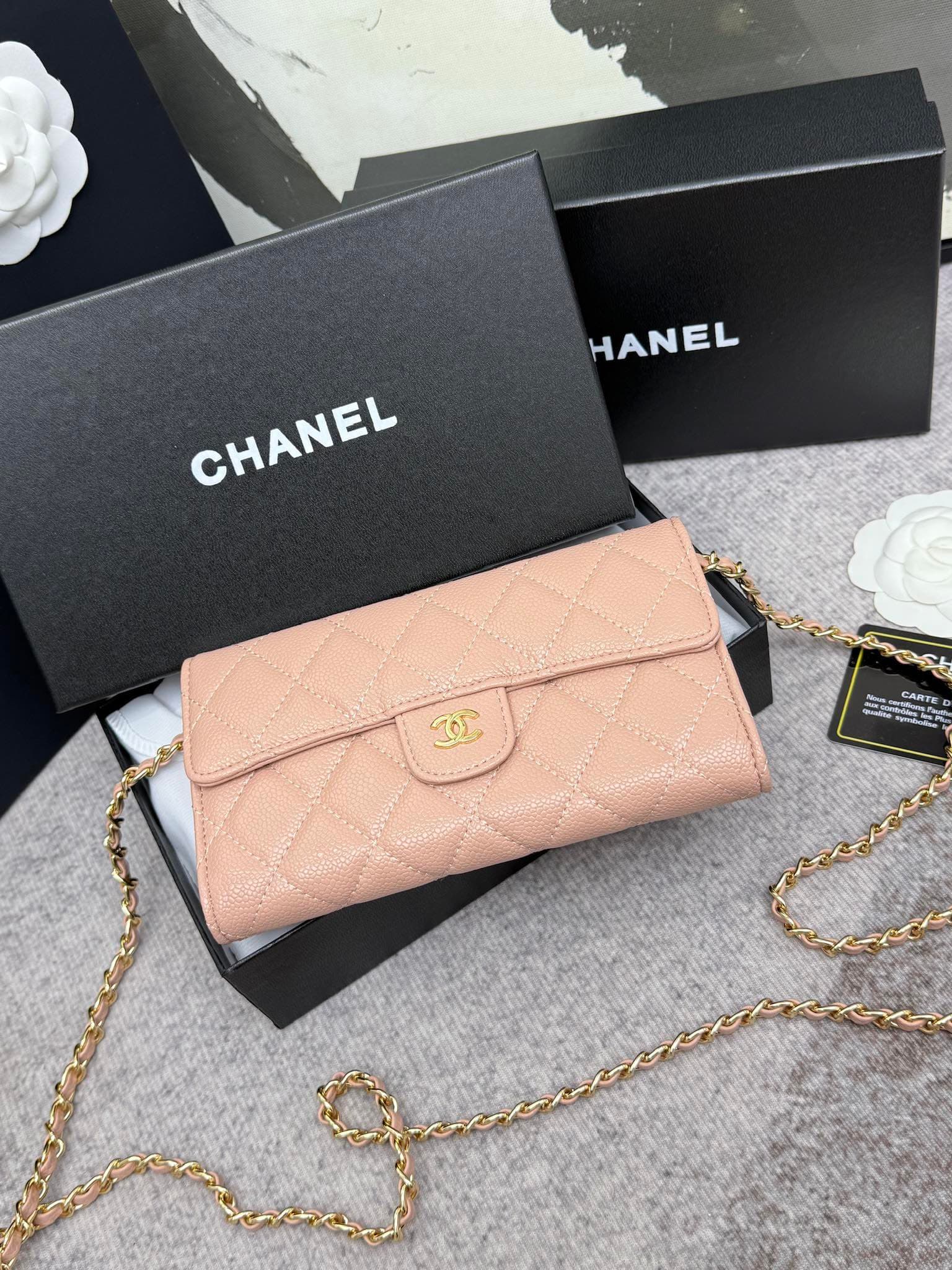 Chanel Gold Wallet 50076