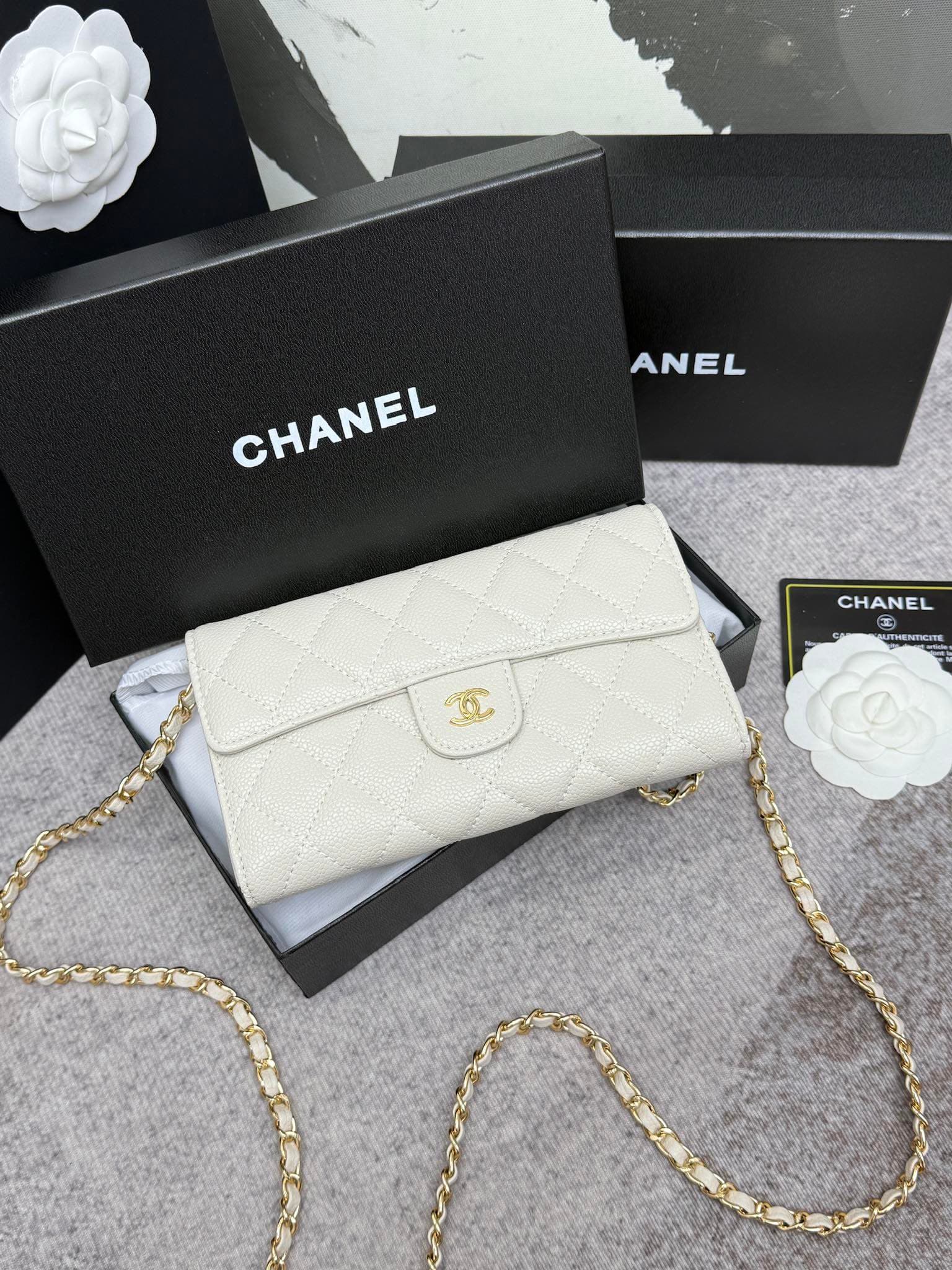 Chanel Gold Wallet 50076