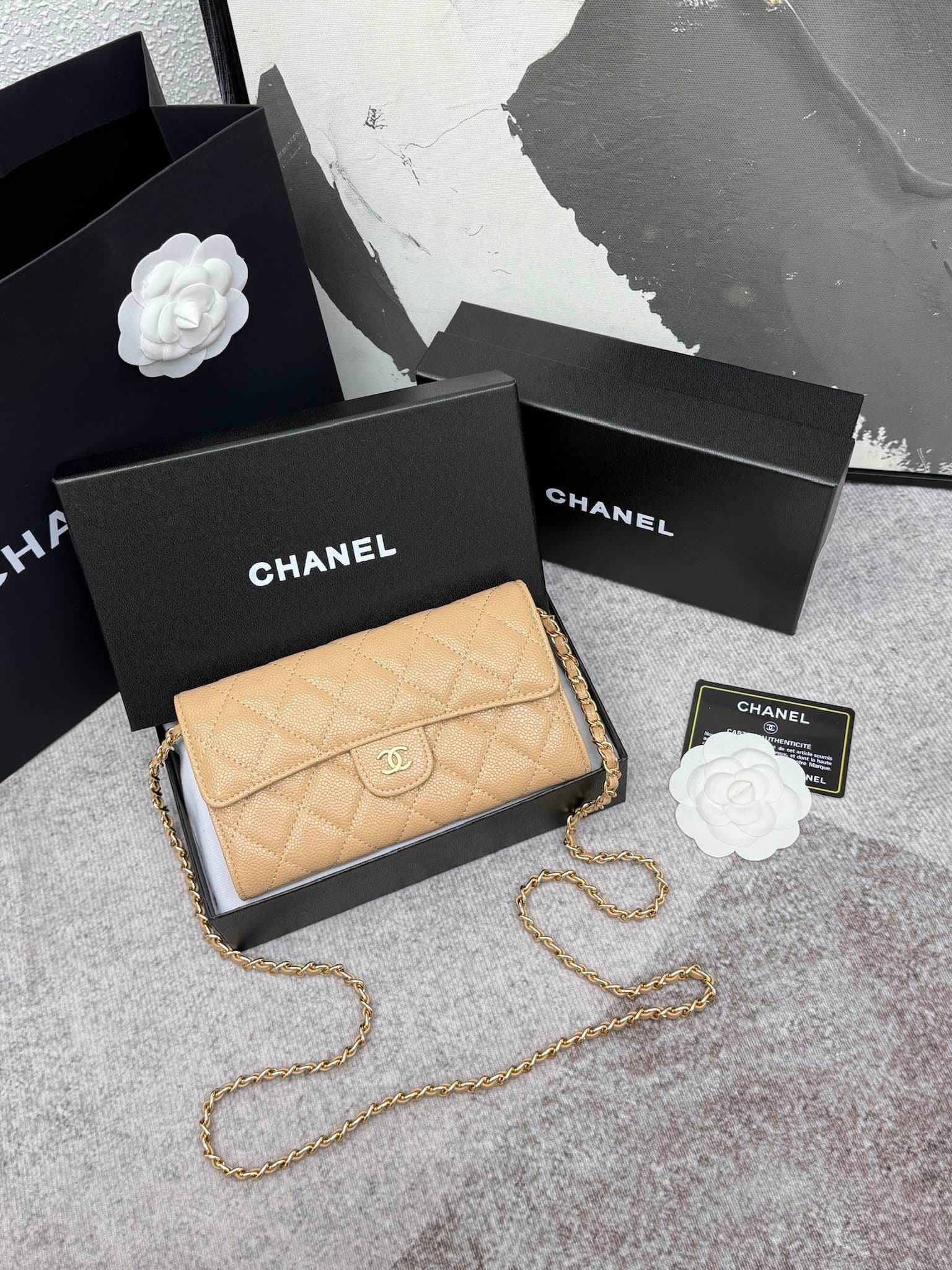 Chanel Gold Wallet 50076
