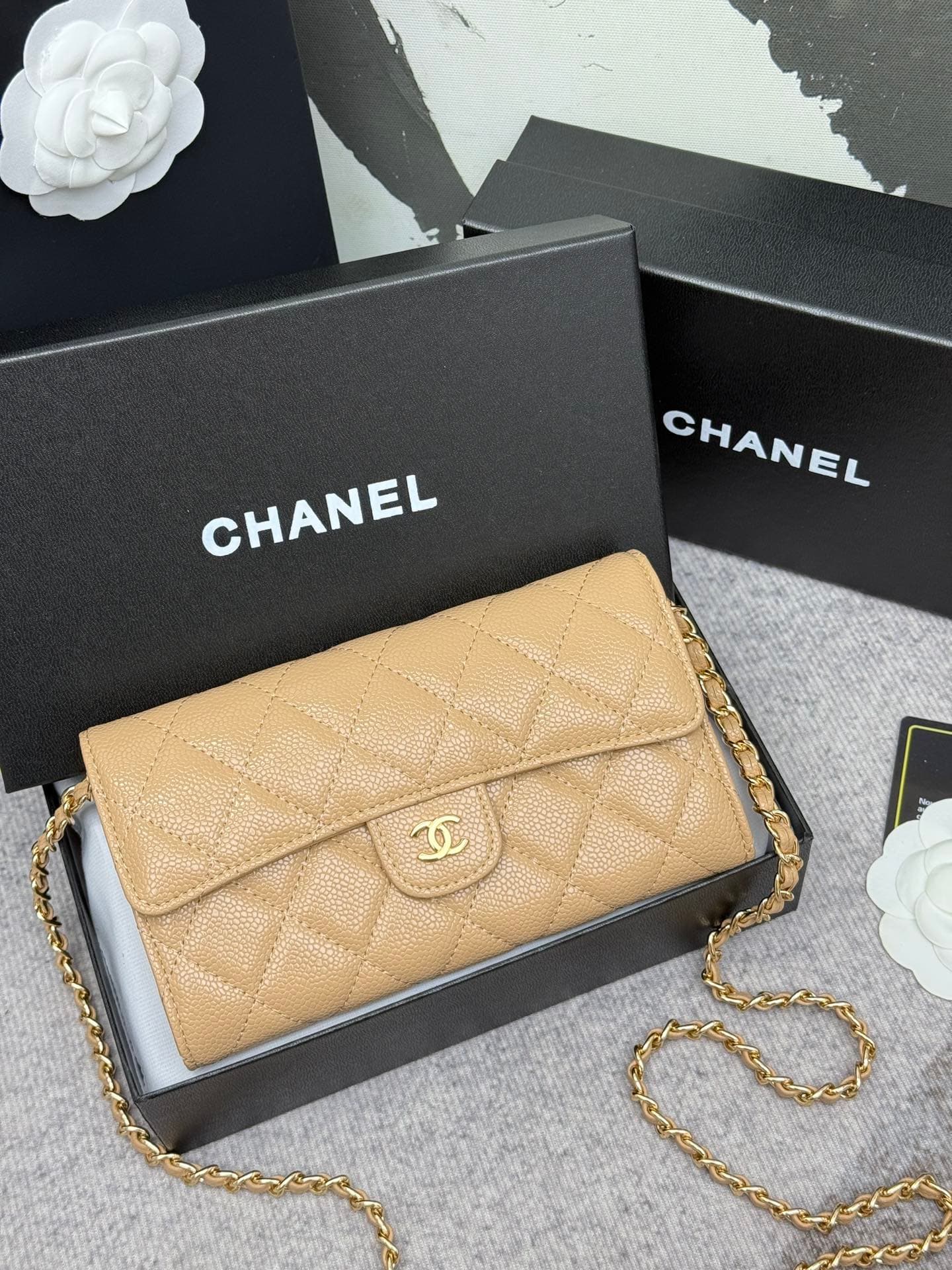 Chanel Gold Wallet 50076