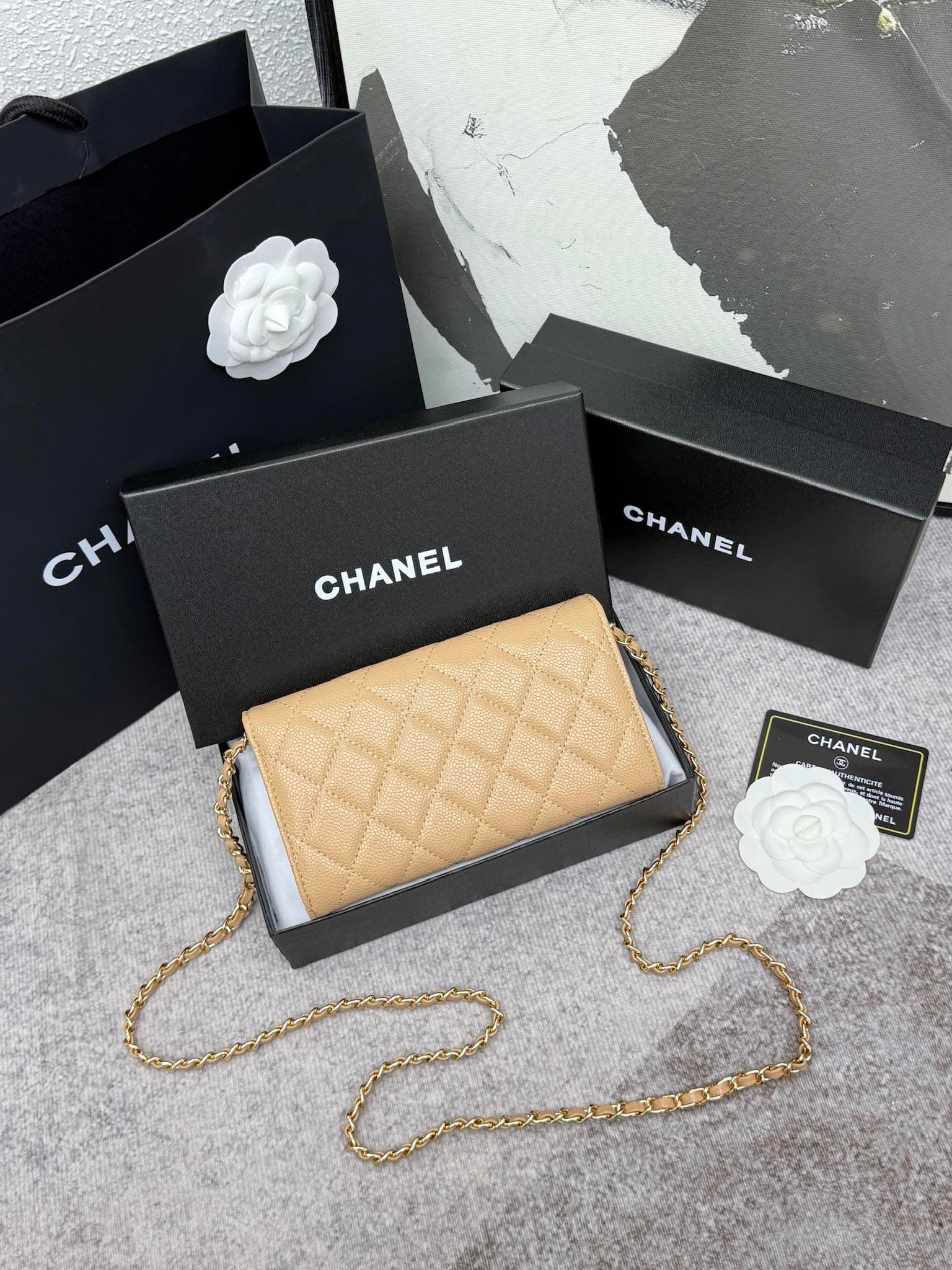 Chanel Gold Wallet 50076
