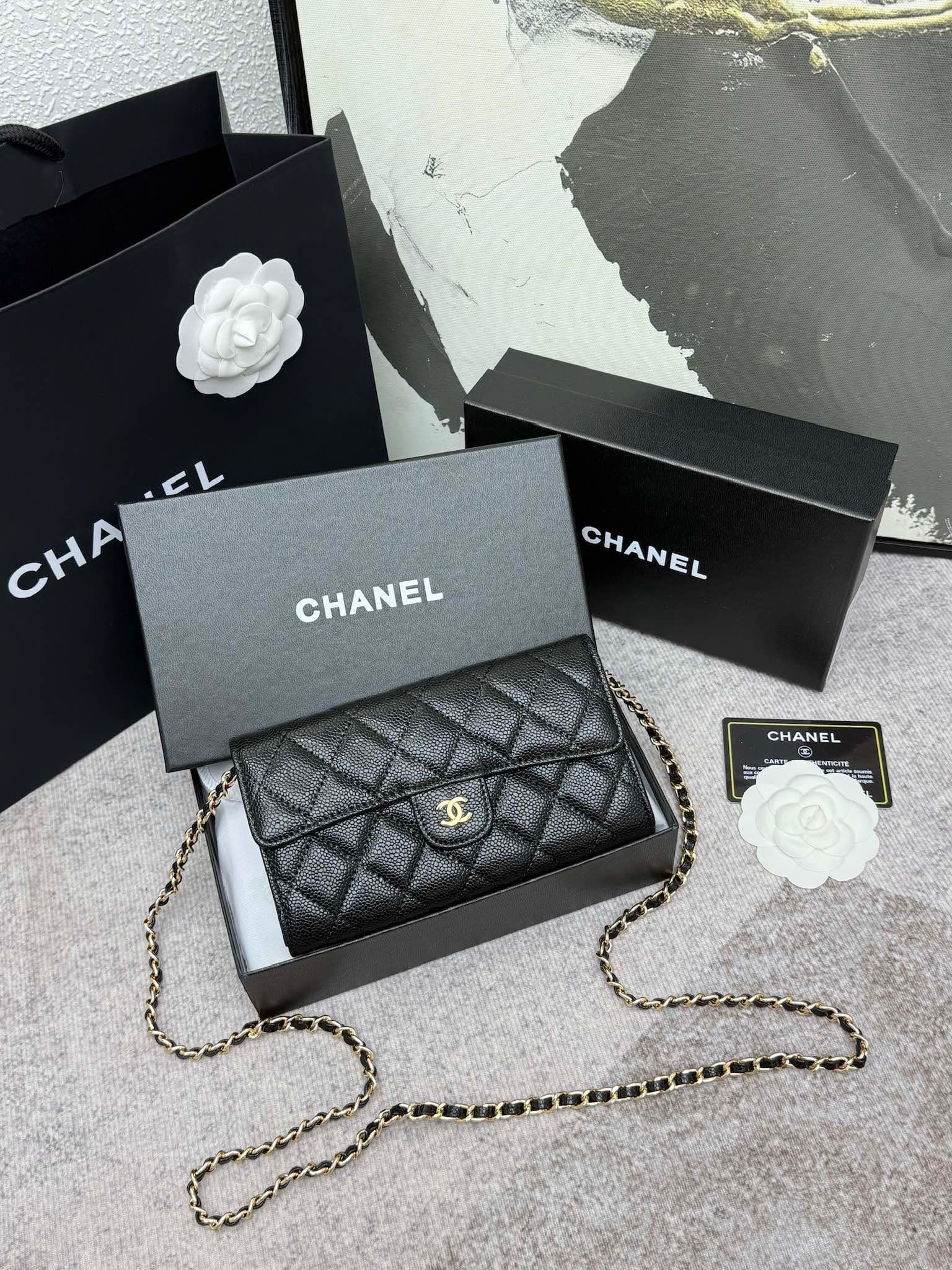 Chanel Gold Wallet 50076