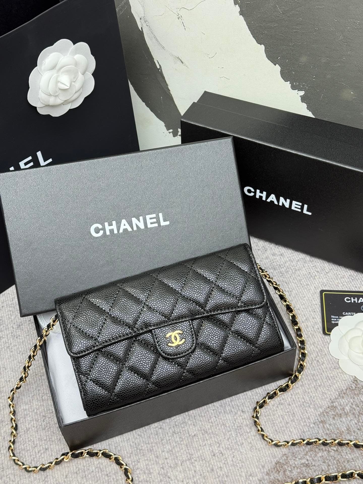 Chanel Gold Wallet 50076