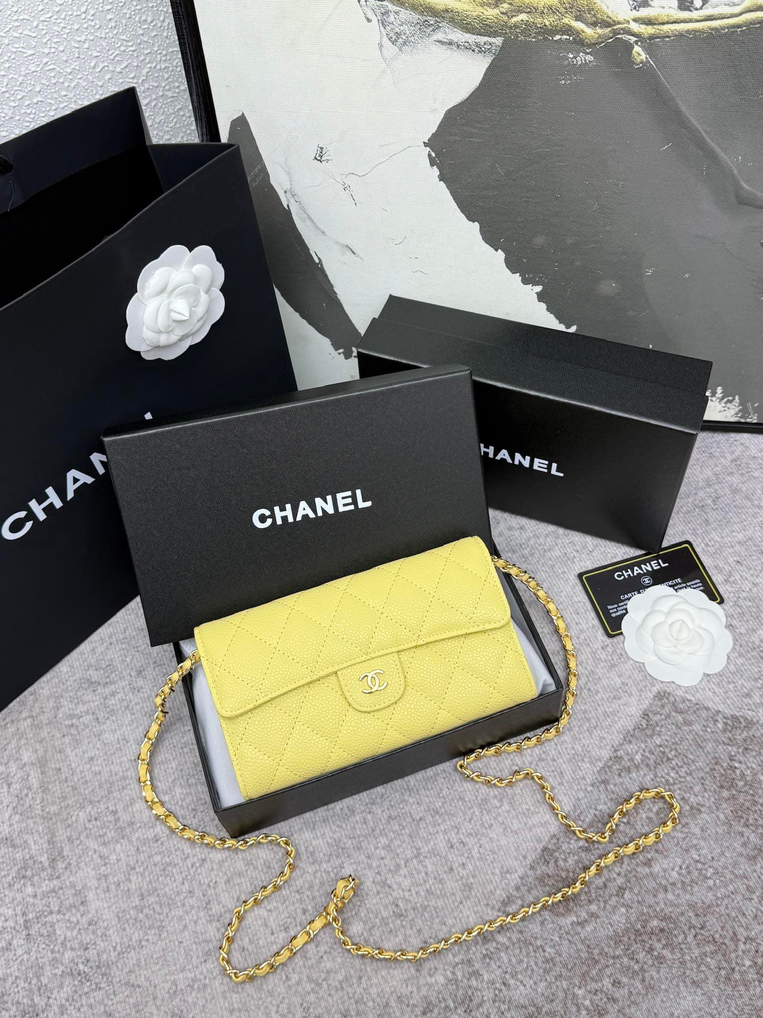 Chanel Gold Wallet 50076