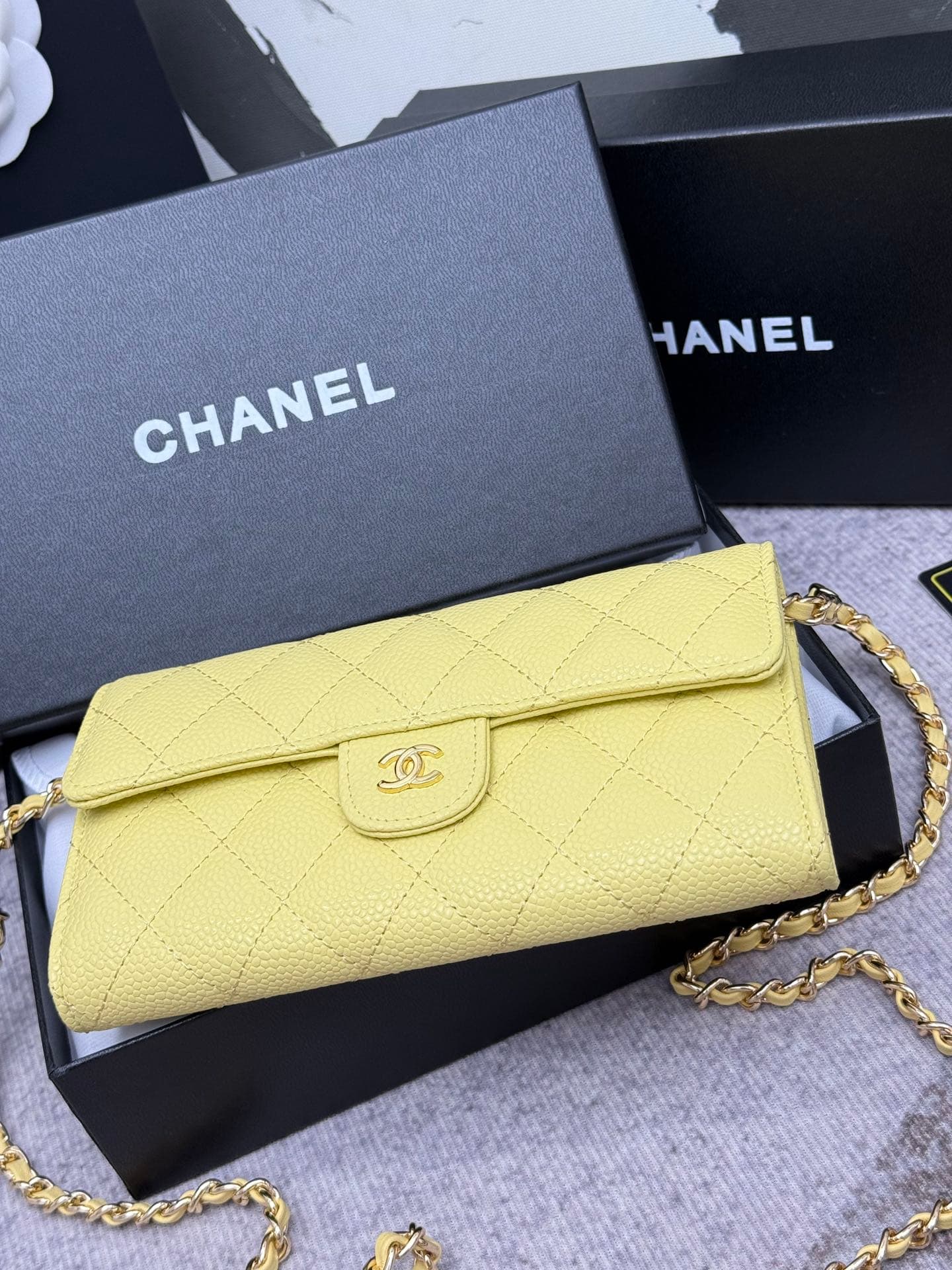 Chanel Gold Wallet 50076