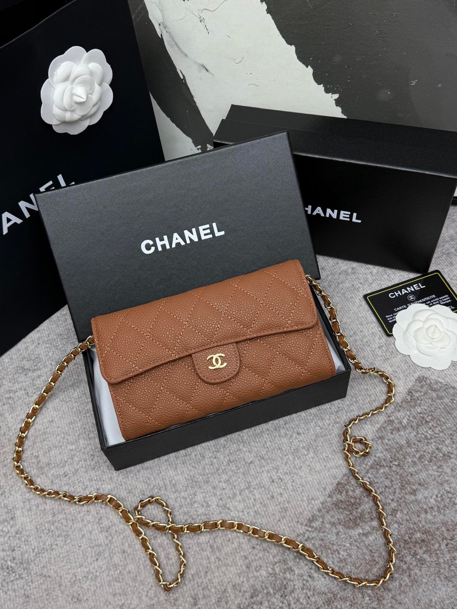 Chanel Gold Wallet 50076