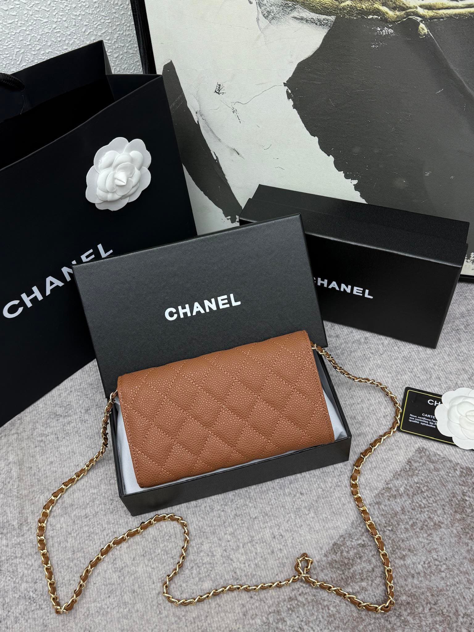 Chanel Gold Wallet 50076