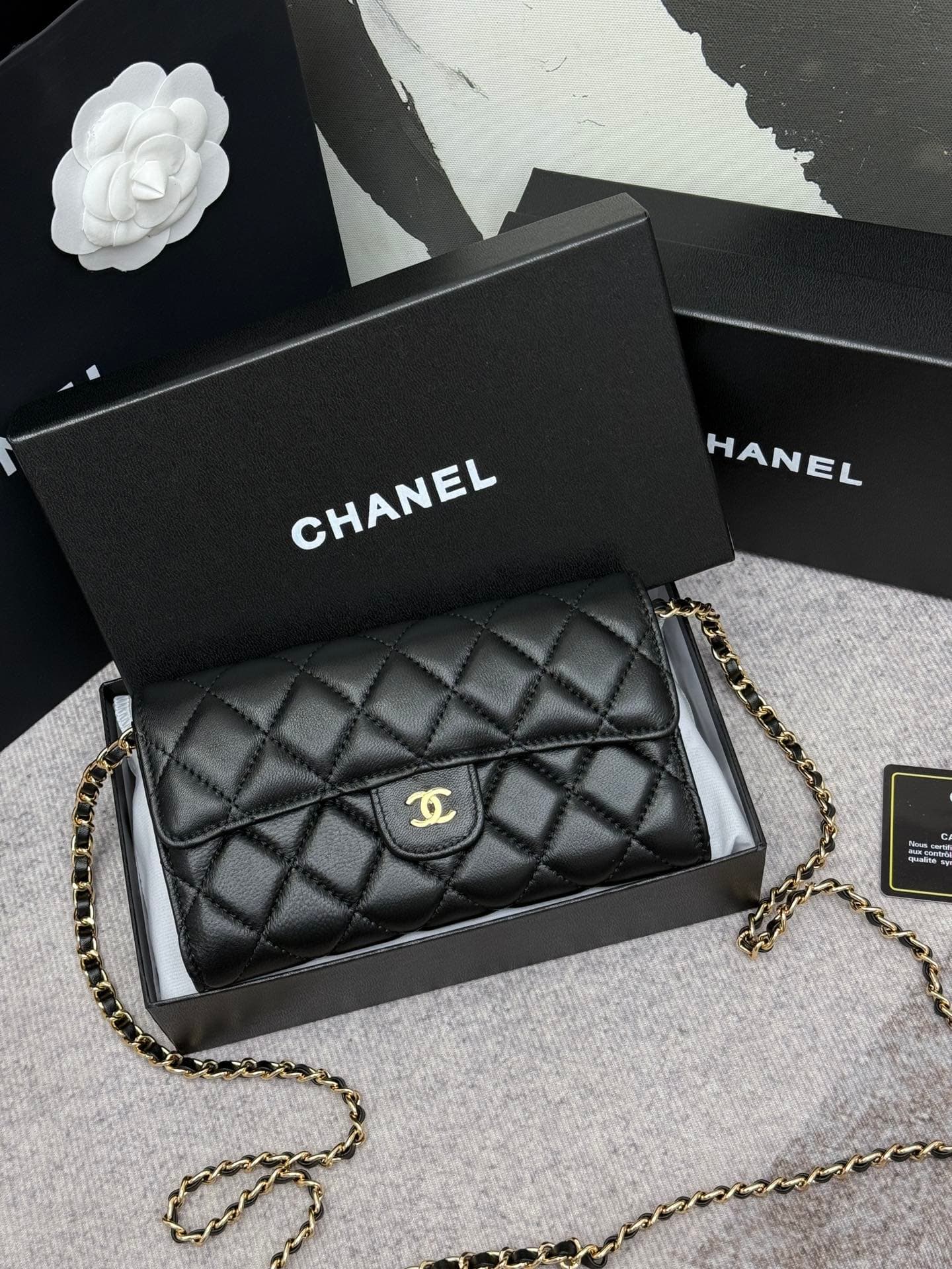 Chanel Gold Wallet 50076