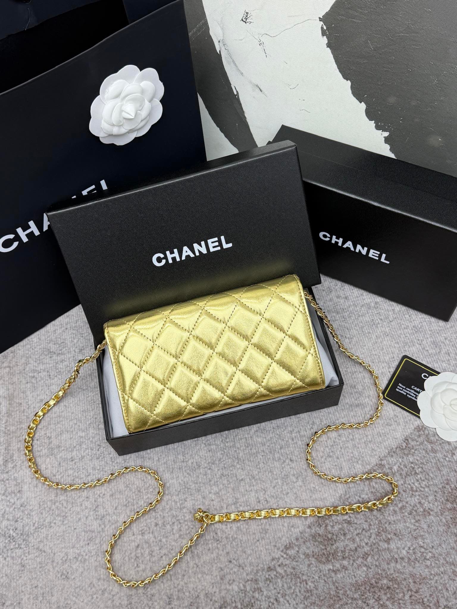 Chanel Gold Wallet 50076