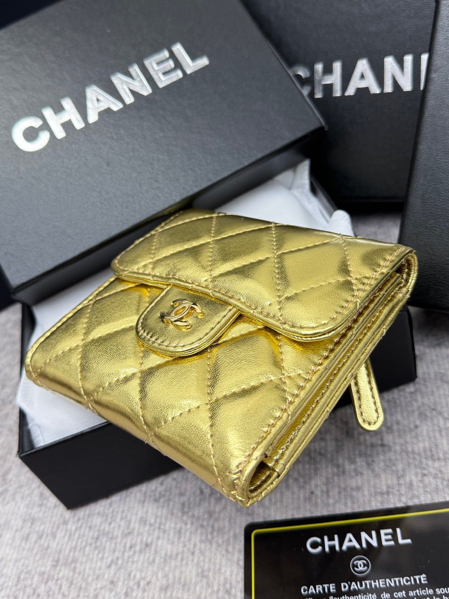 Chanel Gold Wallet 50086