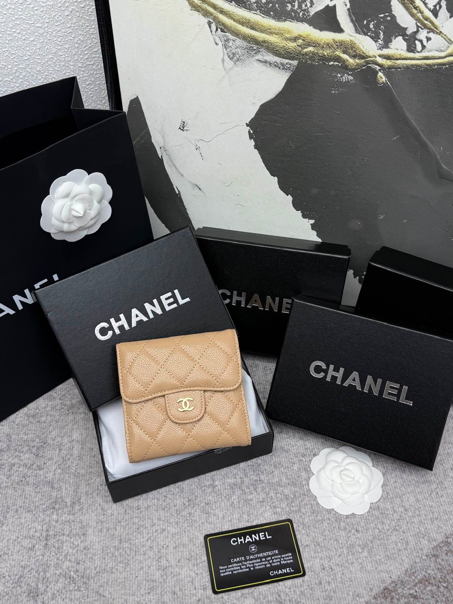 Chanel Gold Wallet 50086