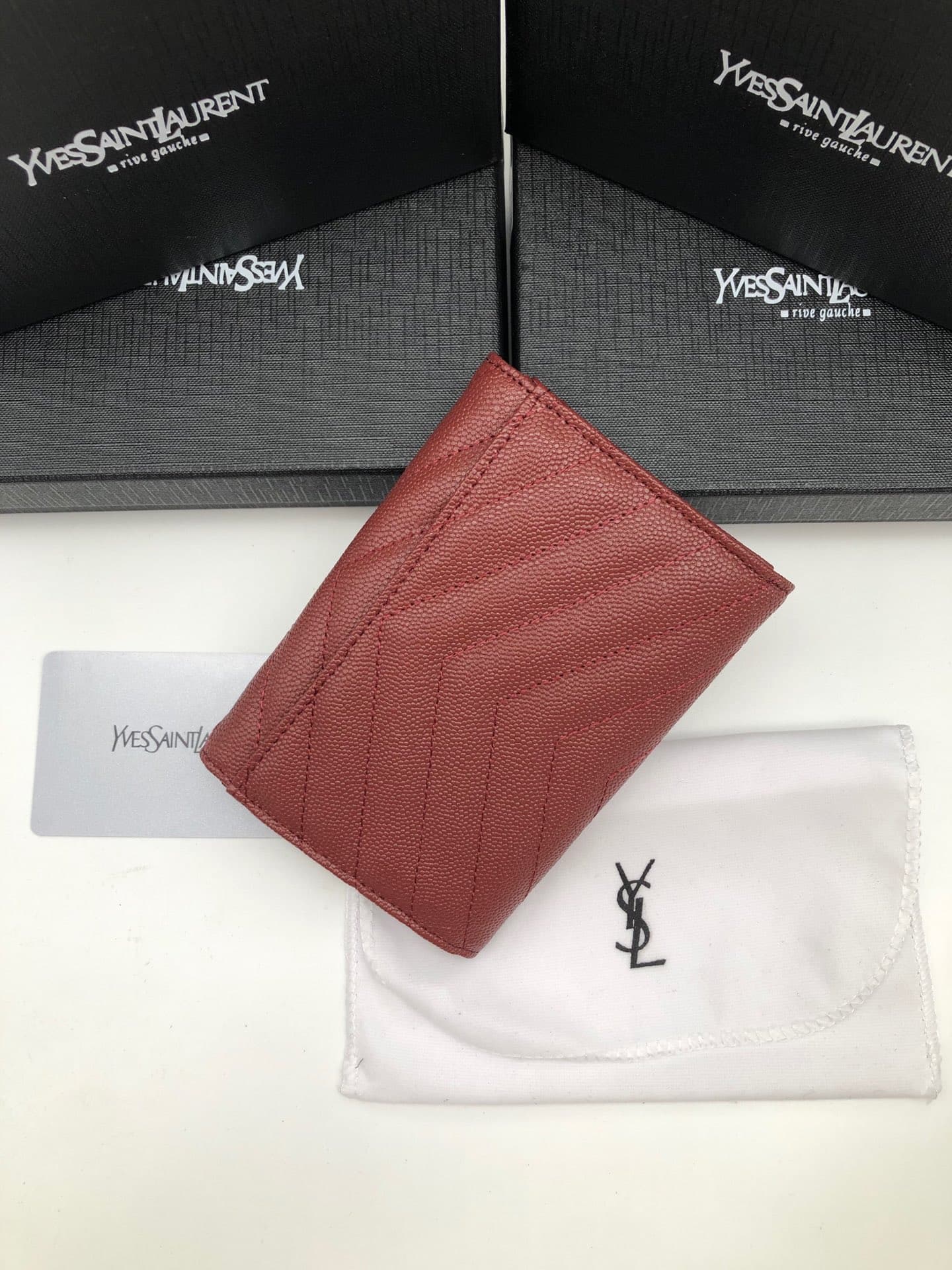Saint Laurent Gold Wallet 1057