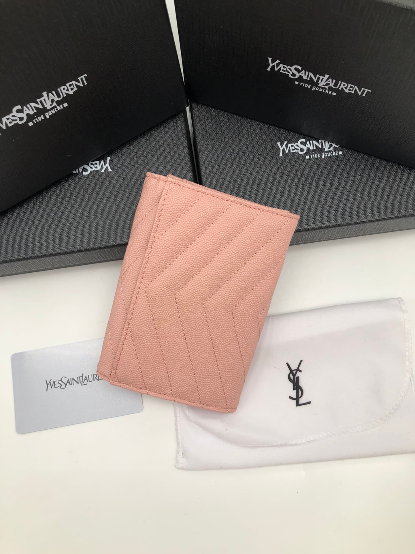 Saint Laurent Gold Wallet 1057