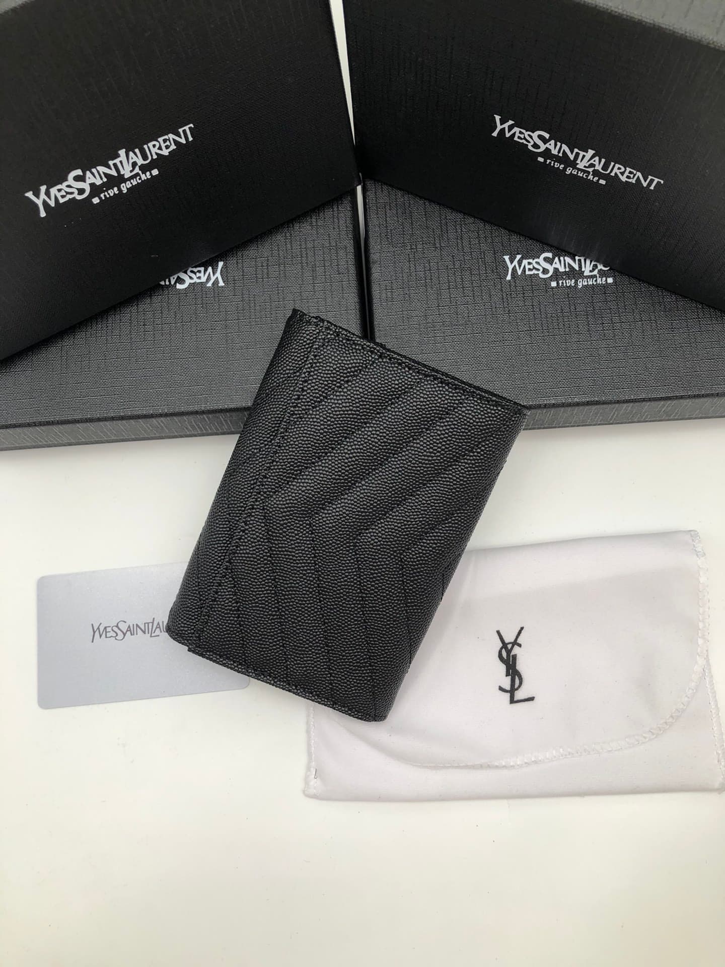 Saint Laurent Gold Wallet 1057