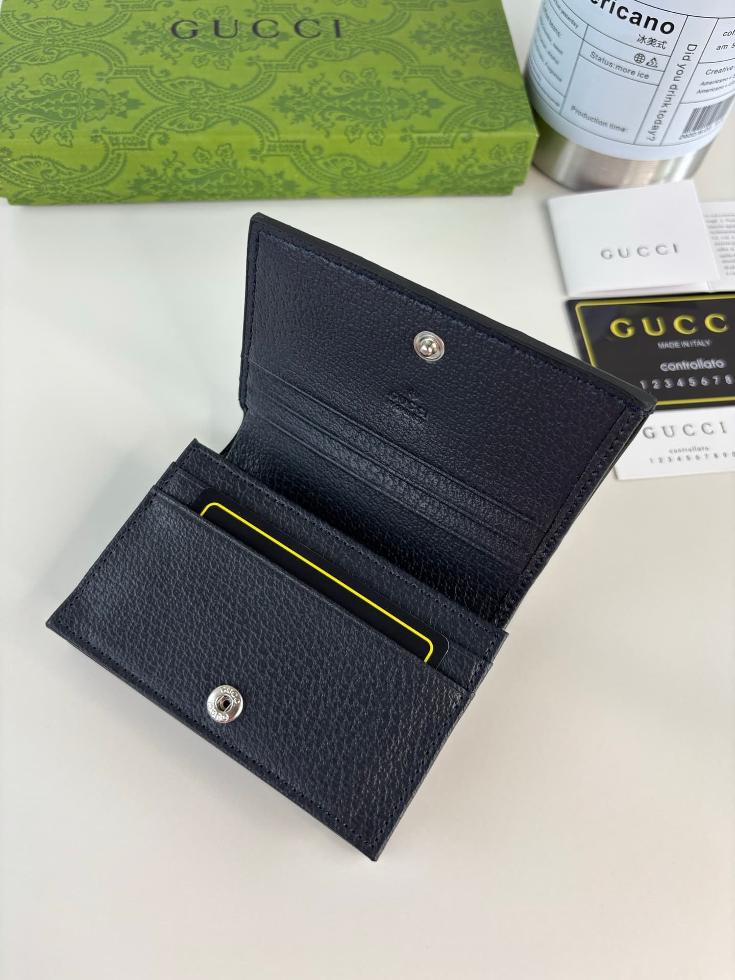 Gucci Blue Wallet 523155